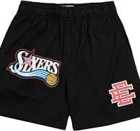 Eric Emanuel EE Basic/Core 76ers Short 'Black/Red'
