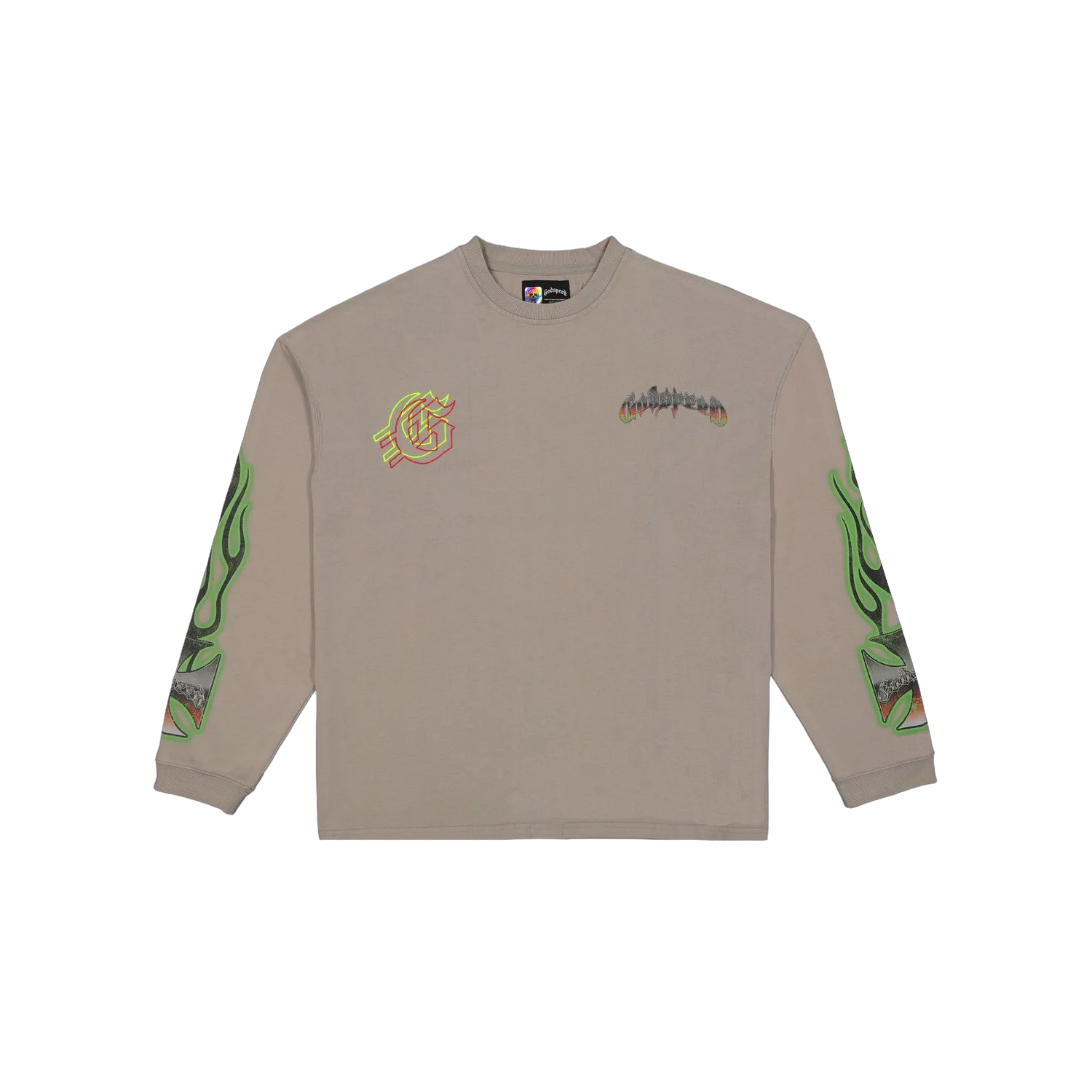 GodSpeed Biker Nation T-Shirt (Stone Grey)