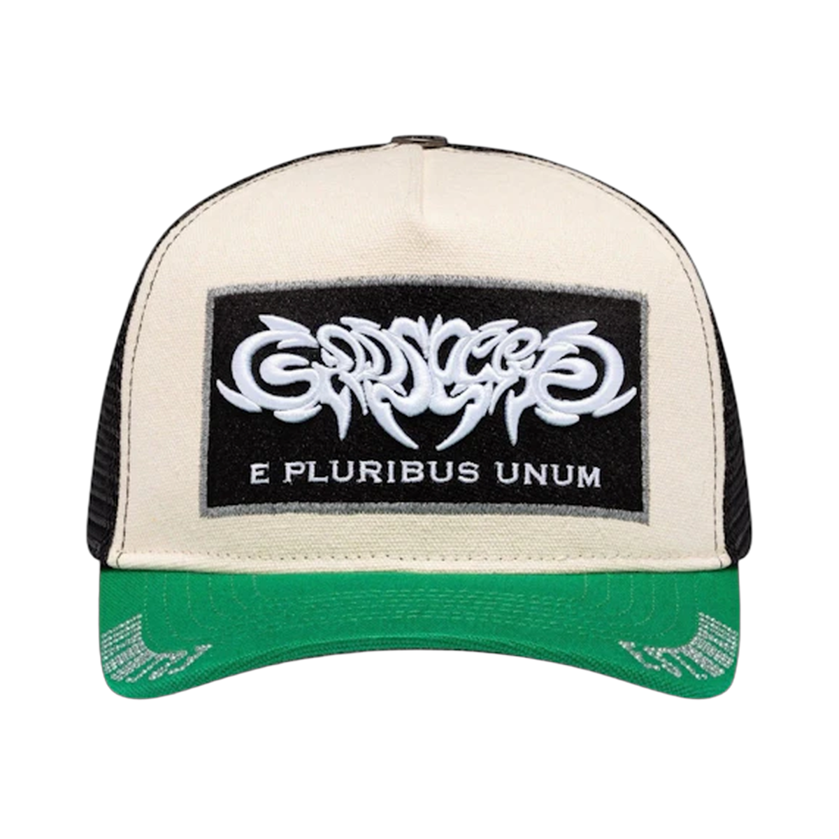 Godspeed GS E Pluribus Trucker Cap 'White/Green'
