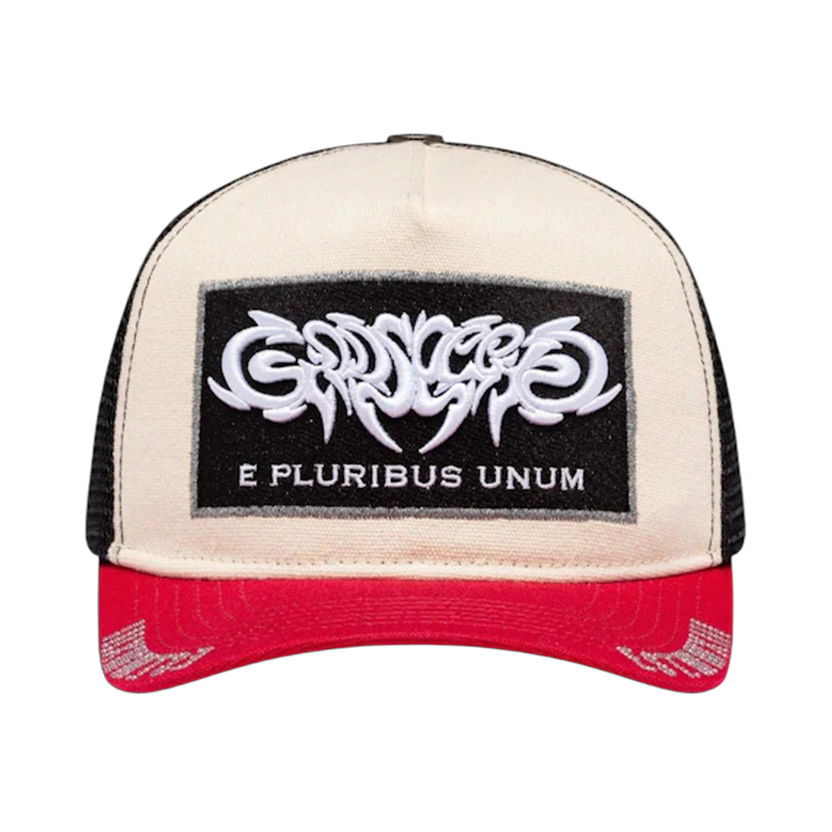 Godspeed GS E Pluribus Trucker Cap 'White/Red'