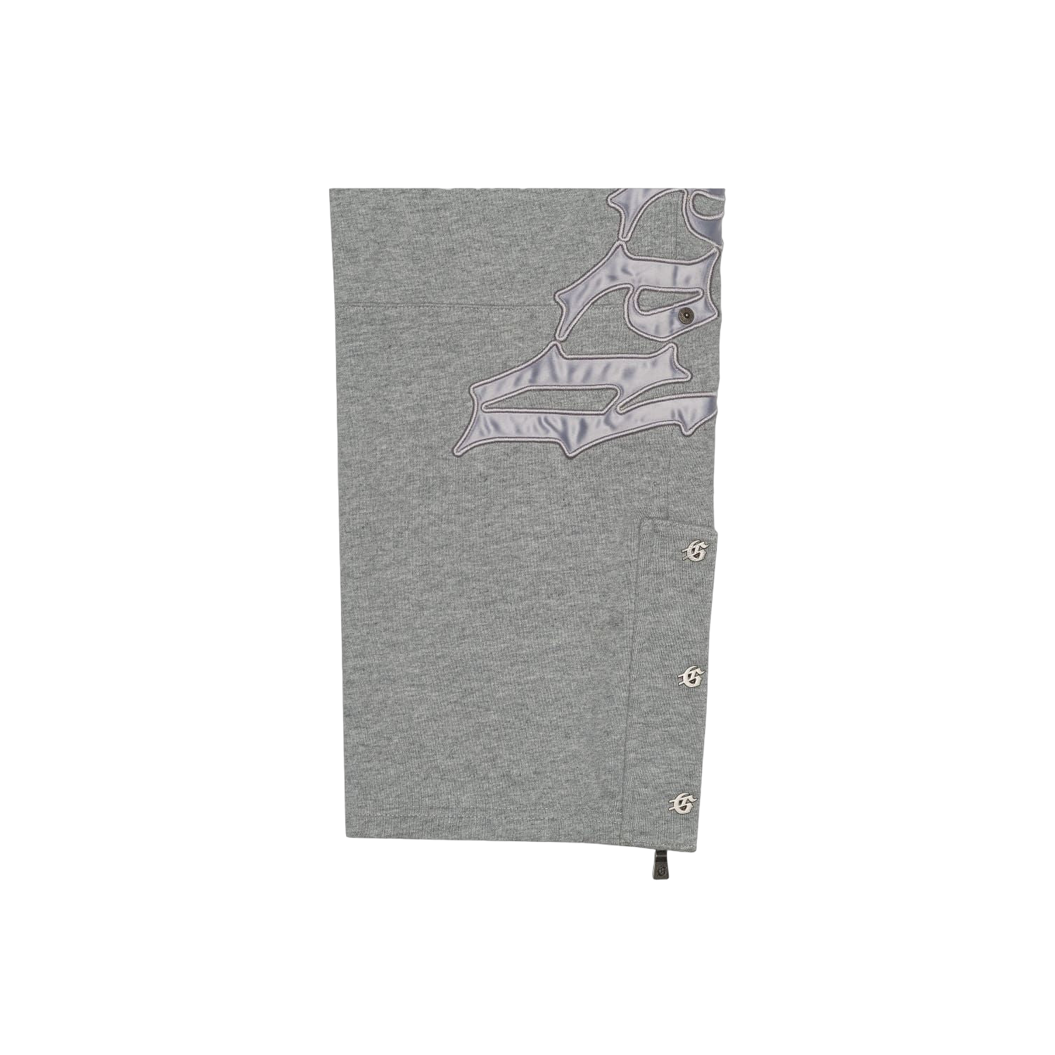 *Sold As Set* GodSpeed OG Logo Sweatsuit V2 (Grey/Silver Satin)