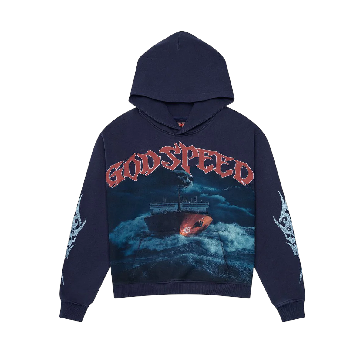 GodSpeed Seasick Hoodie (Navy)