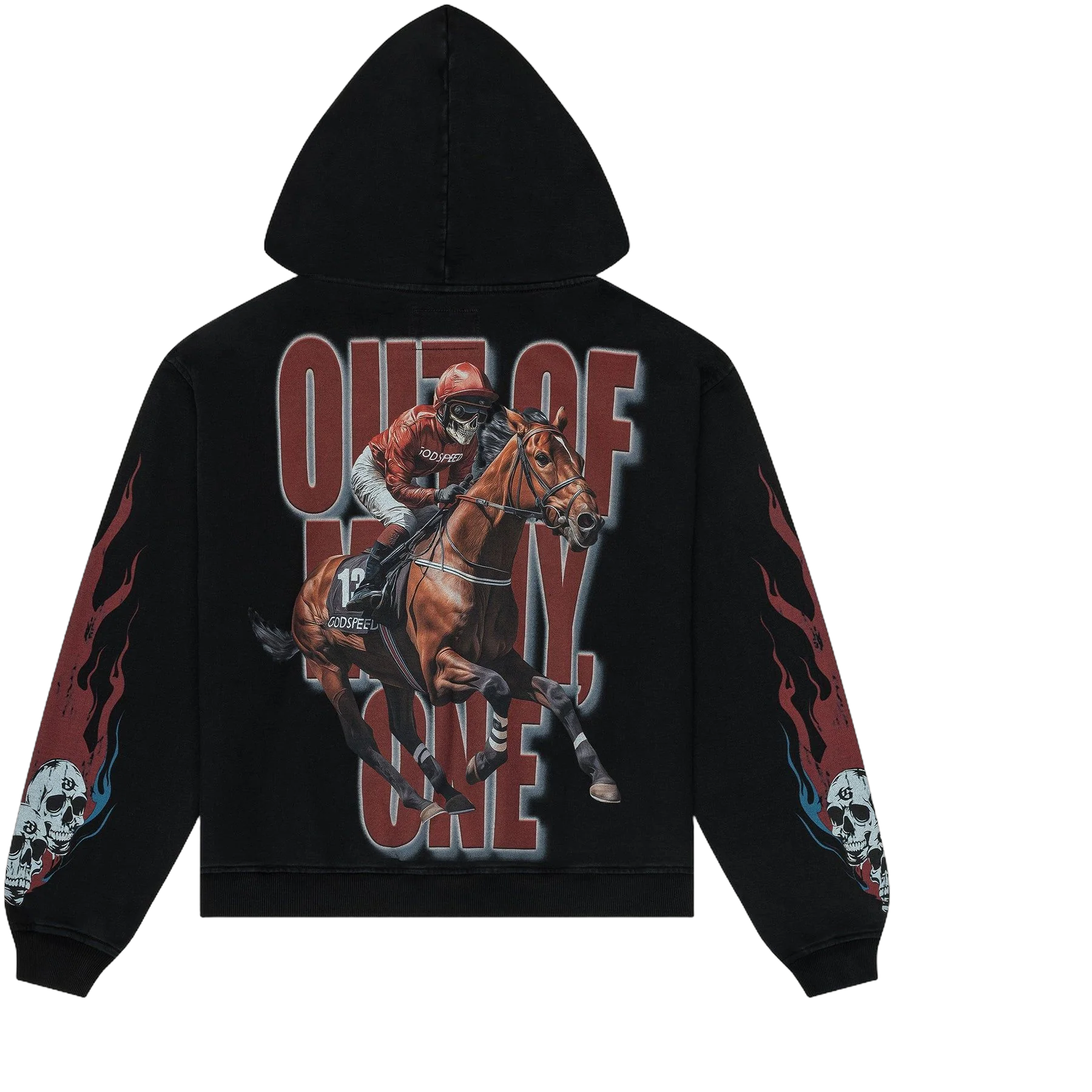 GodSpeed Thoroughbred Hoodie (Black wash)