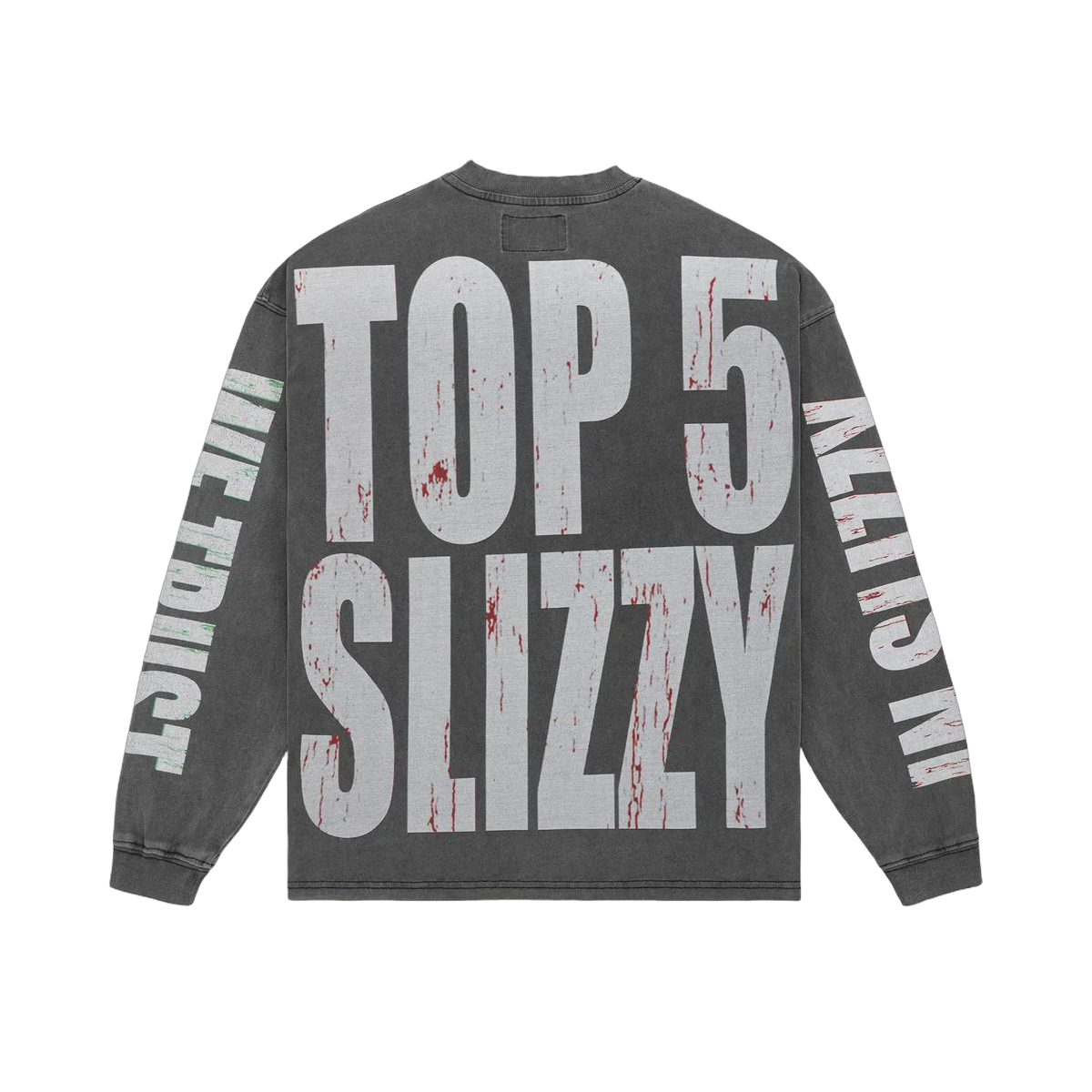 GodSpeed Top 5 Slizzy LS (Grey Wash)