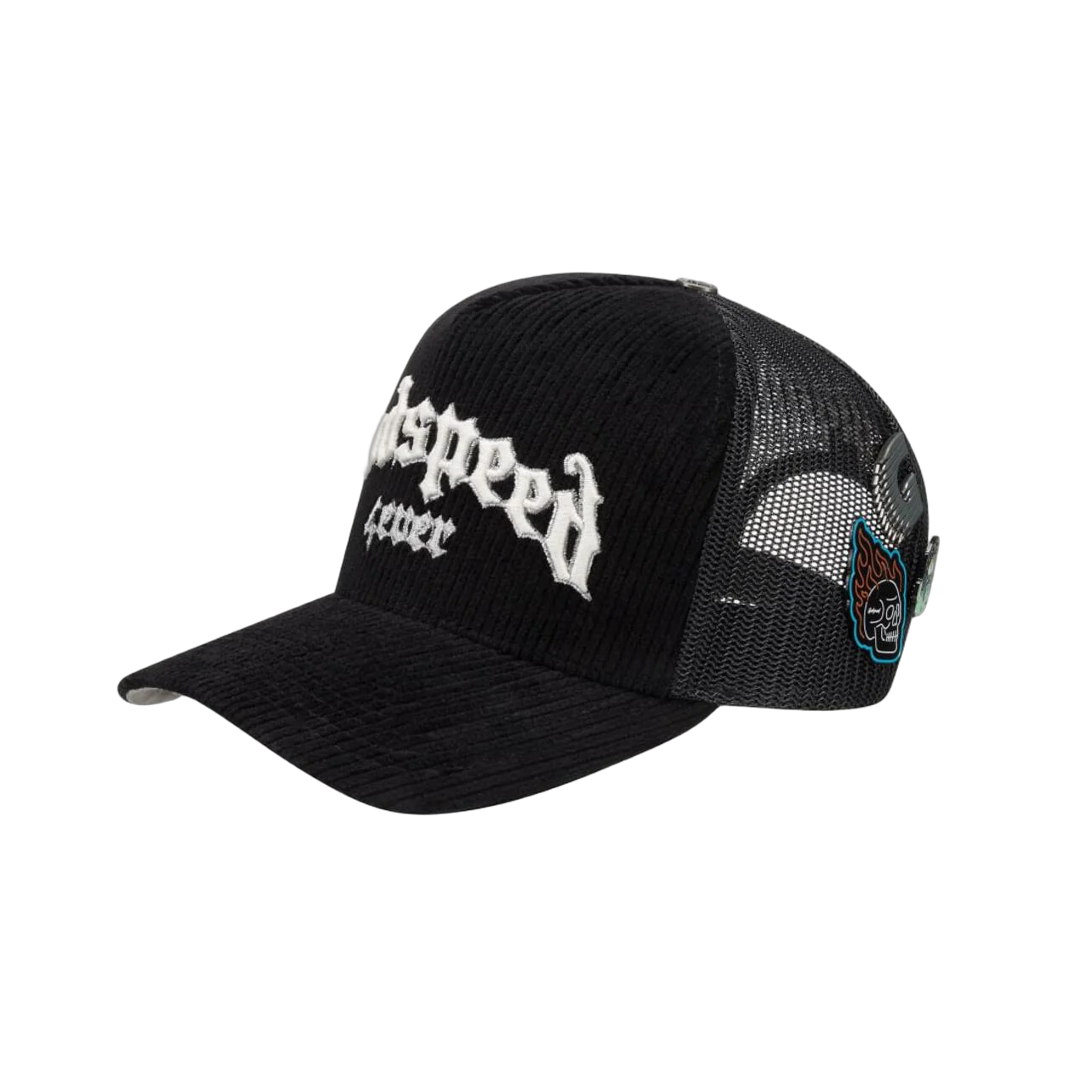GodSpeed GS FOREVER TRUCKER HAT (Black Corduroy)