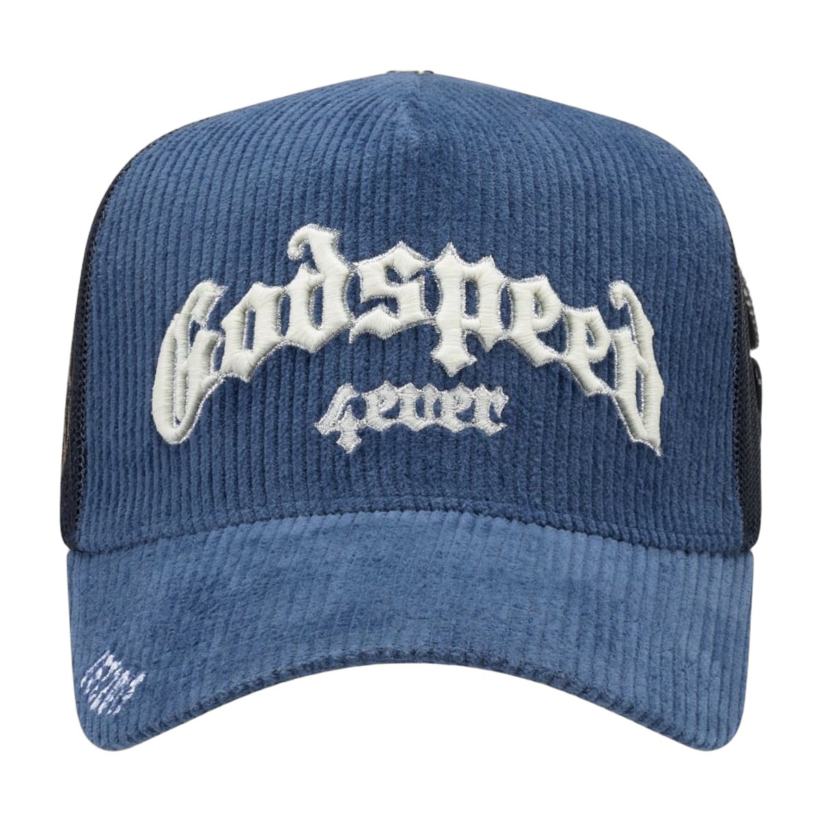 GodSpeed GS FOREVER TRUCKER HAT (Saphire Corduroy)