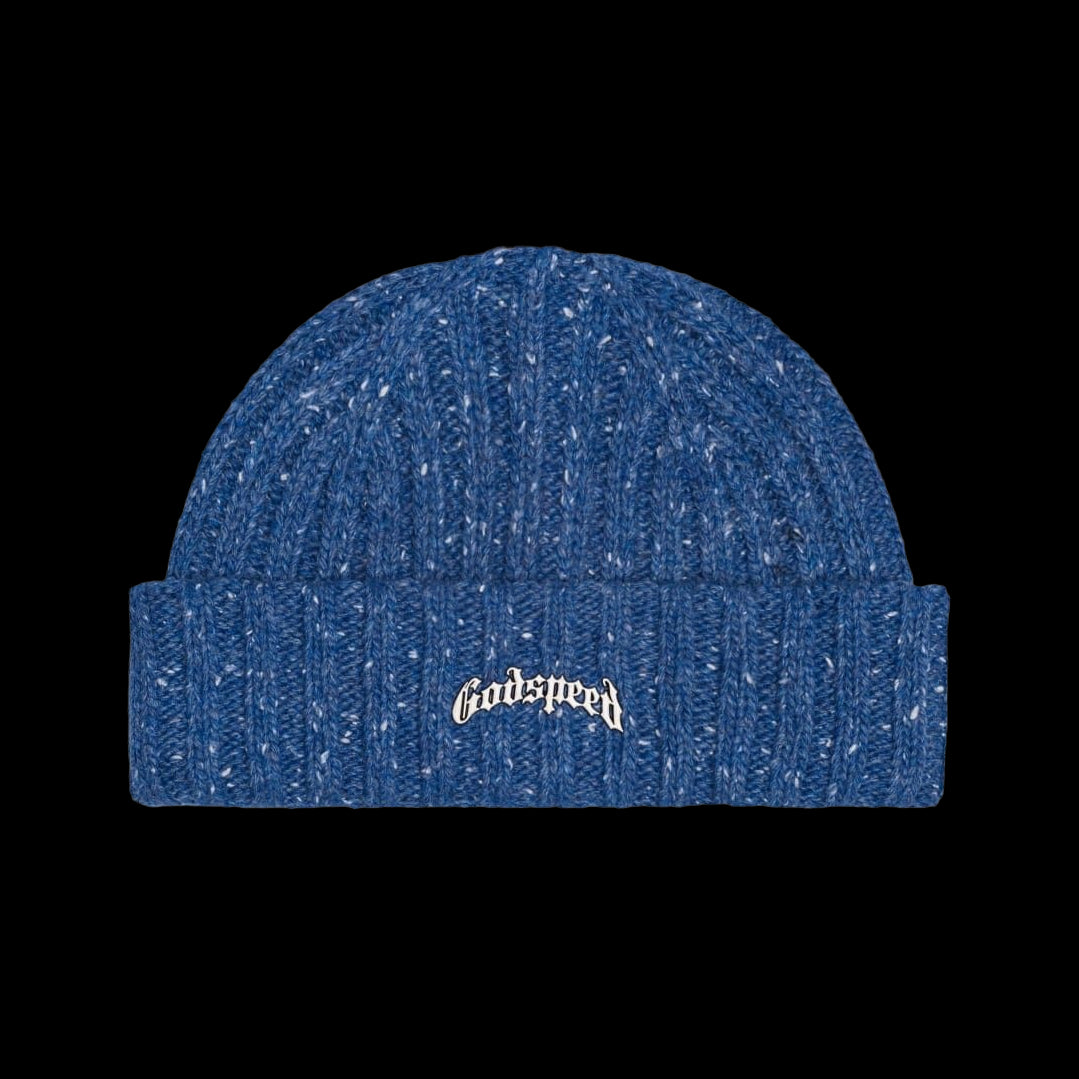 Godspeed Og Logo Emblem Beanie Blue Speckle