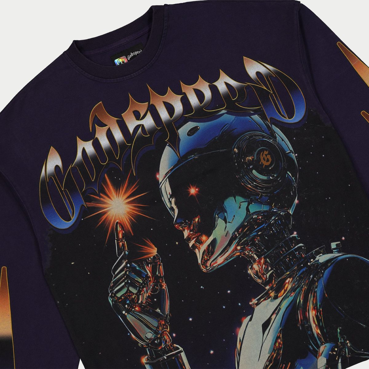 Godspeed Sputnik LS T-Shirt Navy