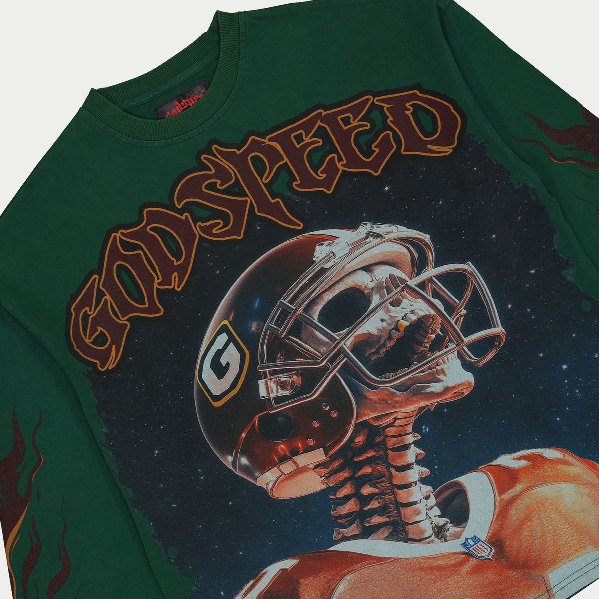 Godspeed Morale LS T-shirt Green