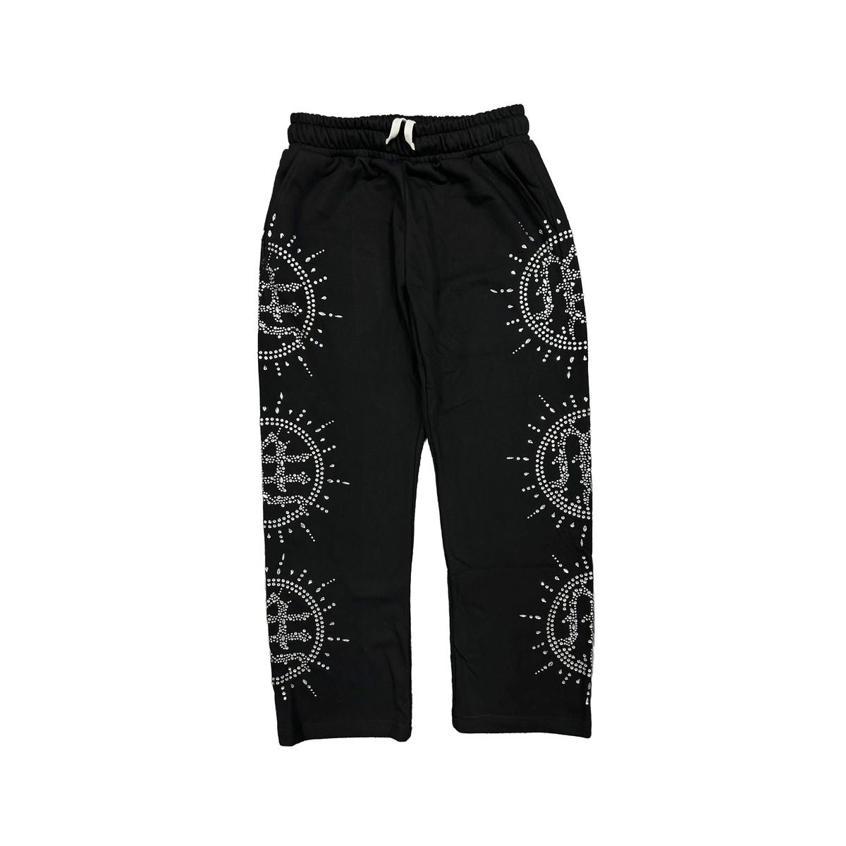 Mixed Emotion "Eclipse" Black Rhinestone Sweatpant