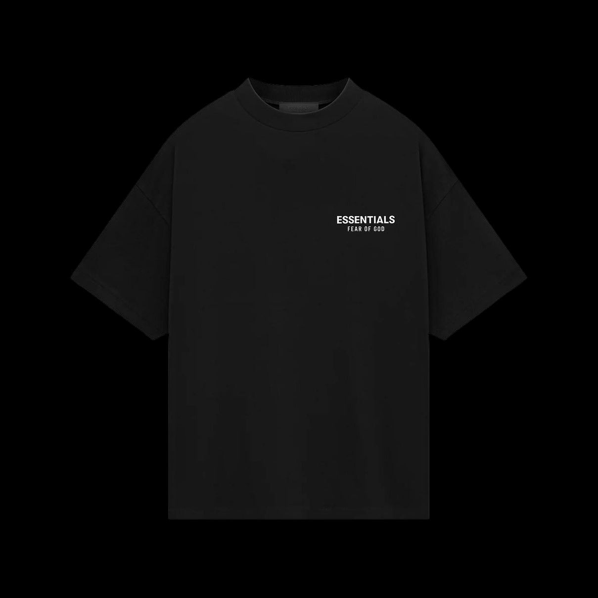 Essentials Jet Black SS25 Tee