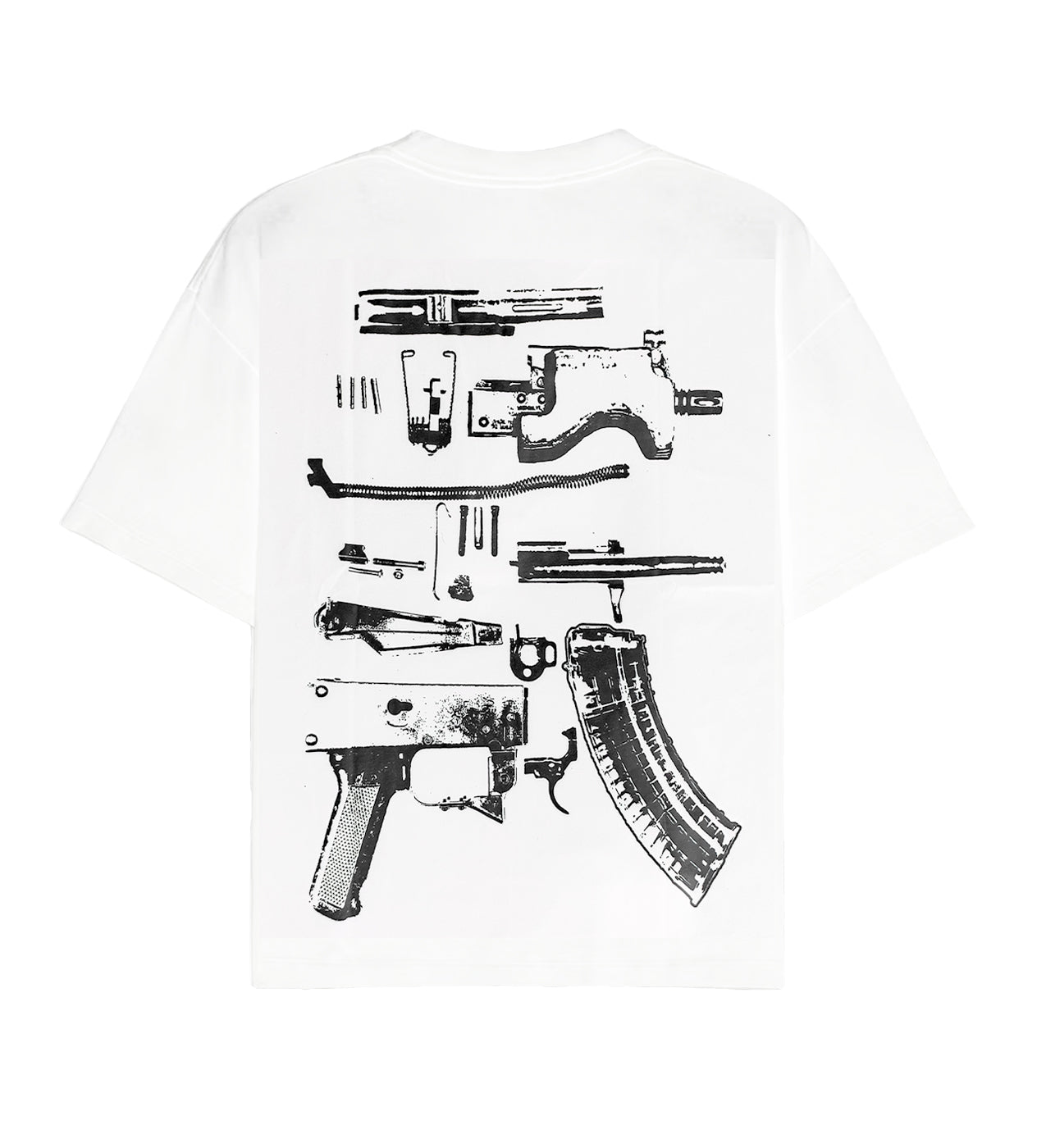 KIXKZ CLOTHING IN DRACO WE TRUST TEE WHITE/BLACK