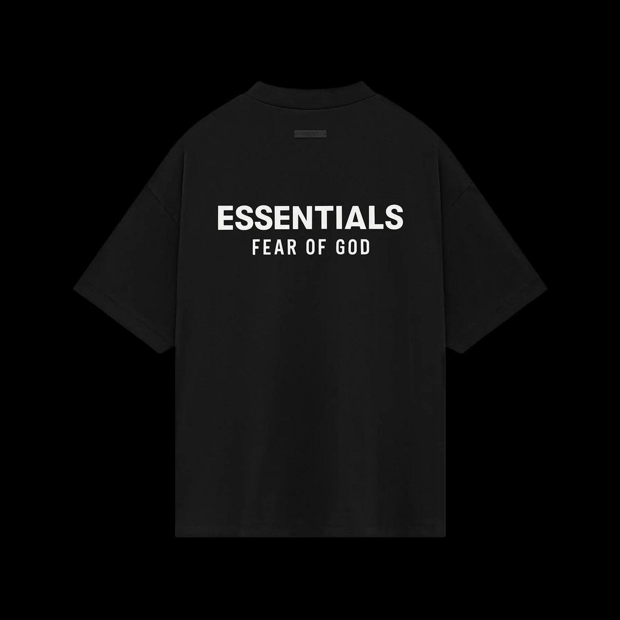 Essentials Jet Black SS25 Tee