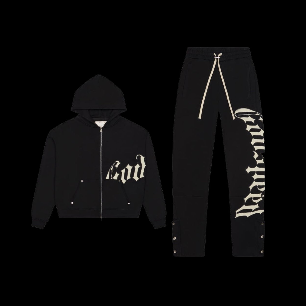 *Sold As Set* Godspeed Sweatsuit V2 Black