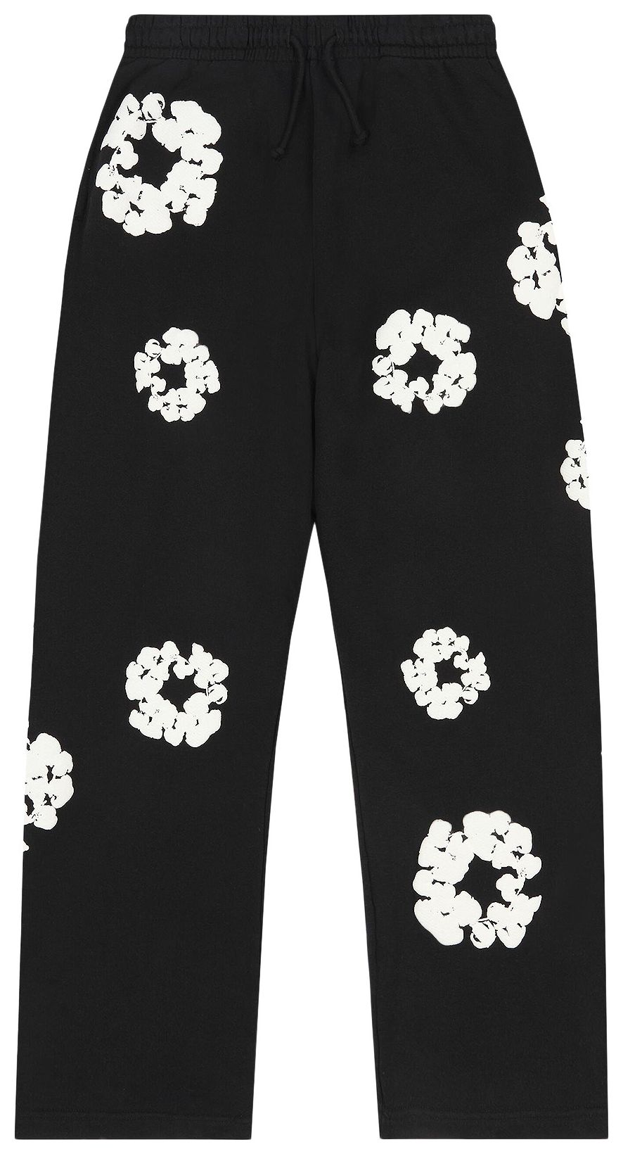 Denim Tears Cotton Wreath Baggy Sweatpants 'Black'