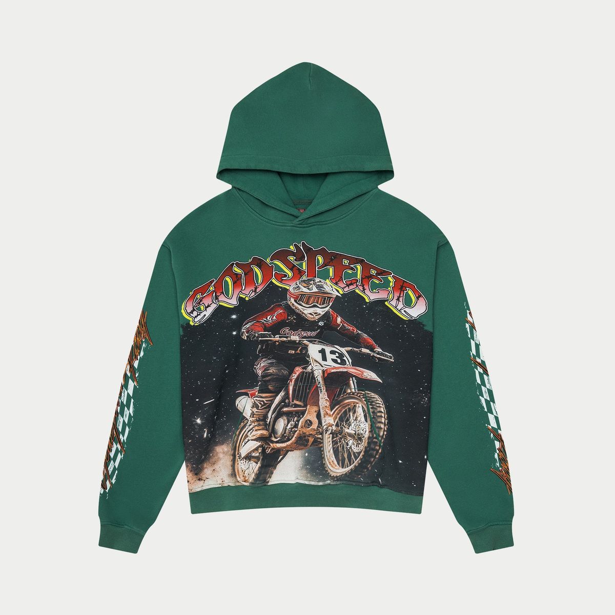 GodSpeed Motocross Hoodie (Green)