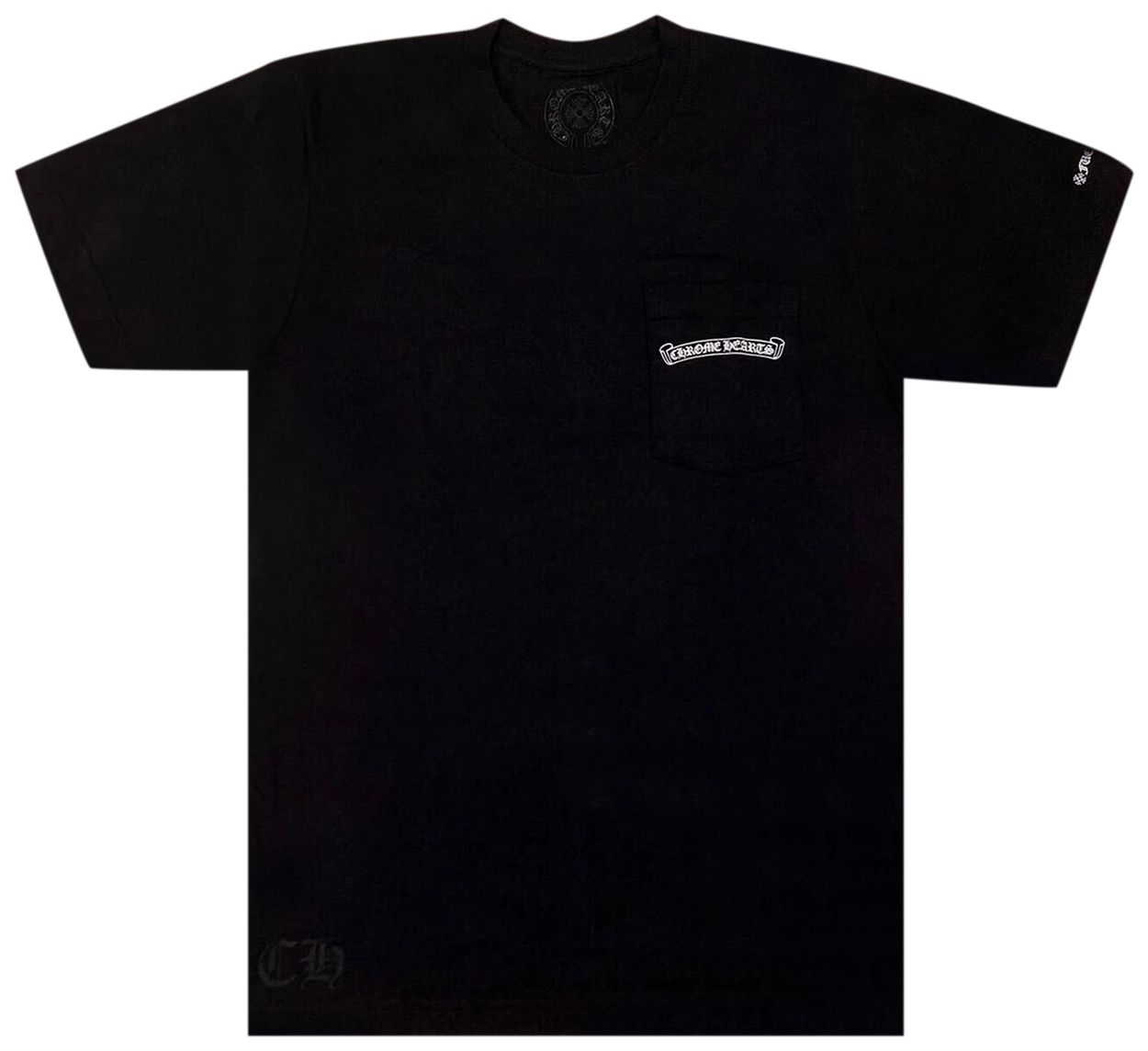 Chrome Hearts Scroll Logo T-Shirt 'Black'