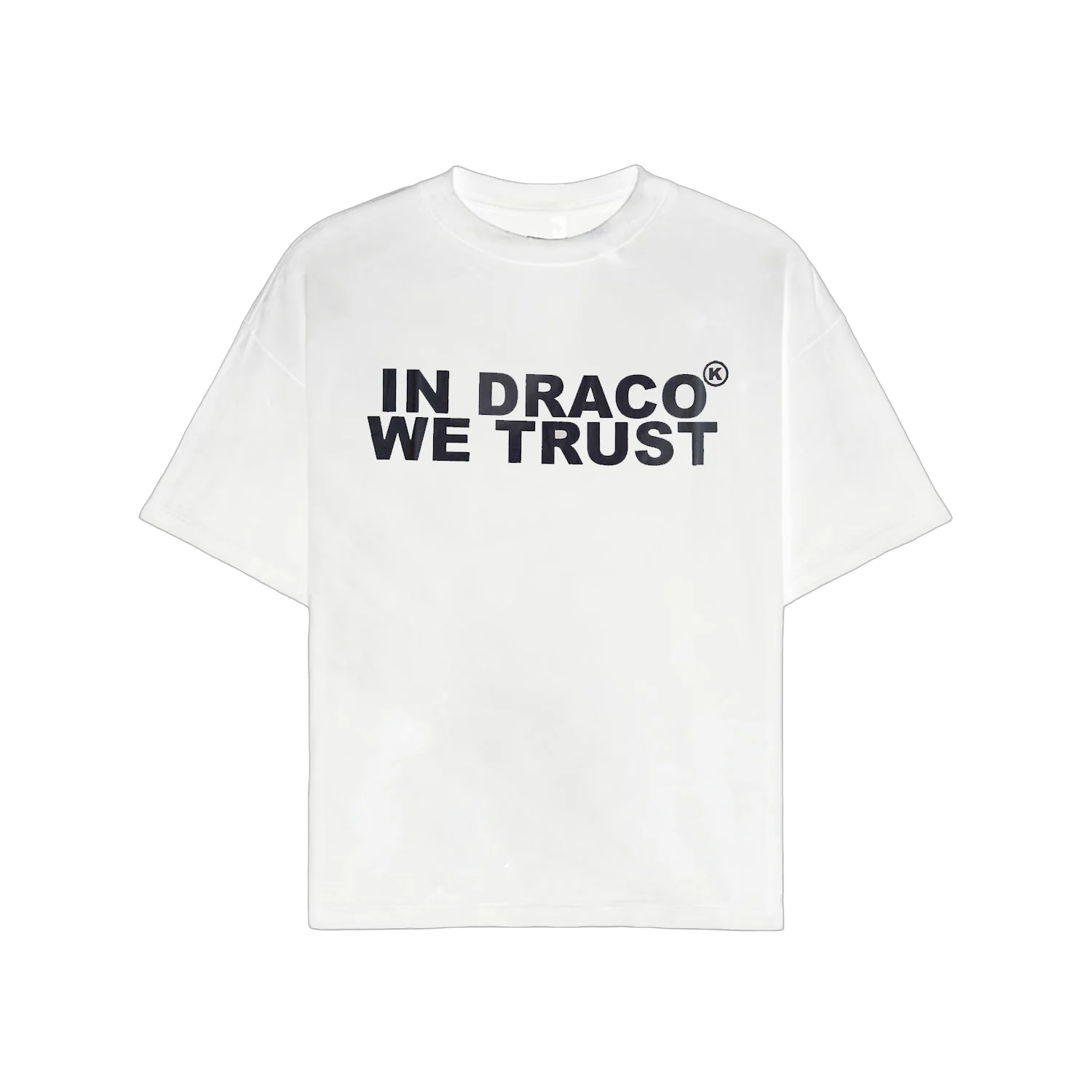 KIXKZ CLOTHING IN DRACO WE TRUST TEE WHITE/BLACK