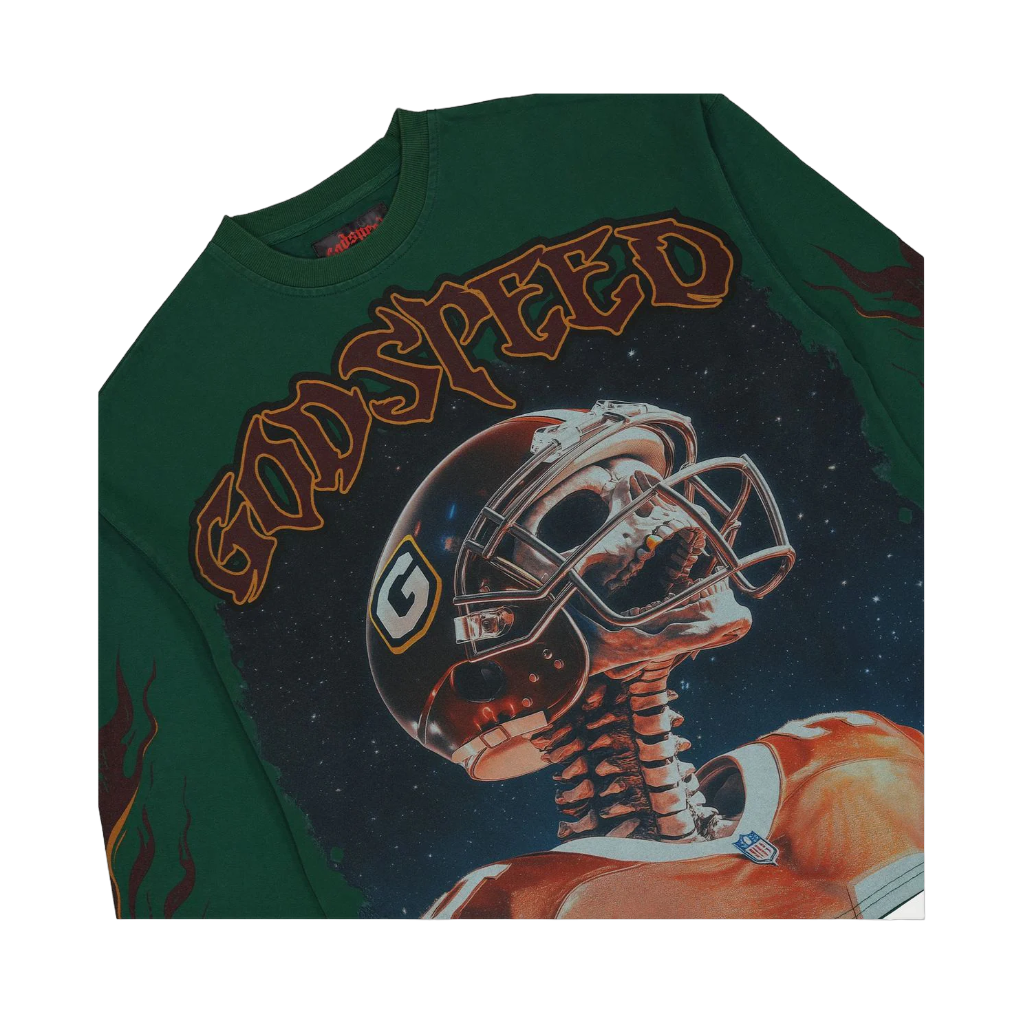 Godspeed Morale LS T-shirt Green