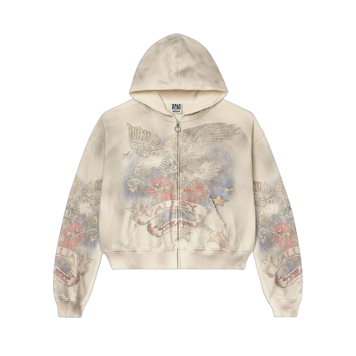 Vale Forever Nostalgia Zip Up 'Tattered/Cream'