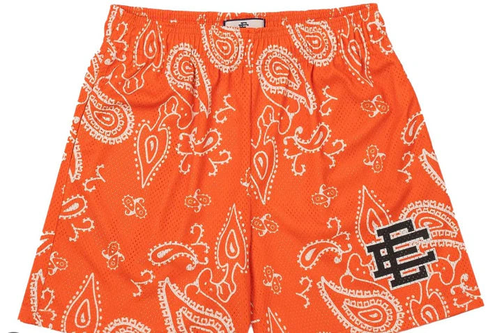 Eric Emanuel Shorts 'Orange Paisley'