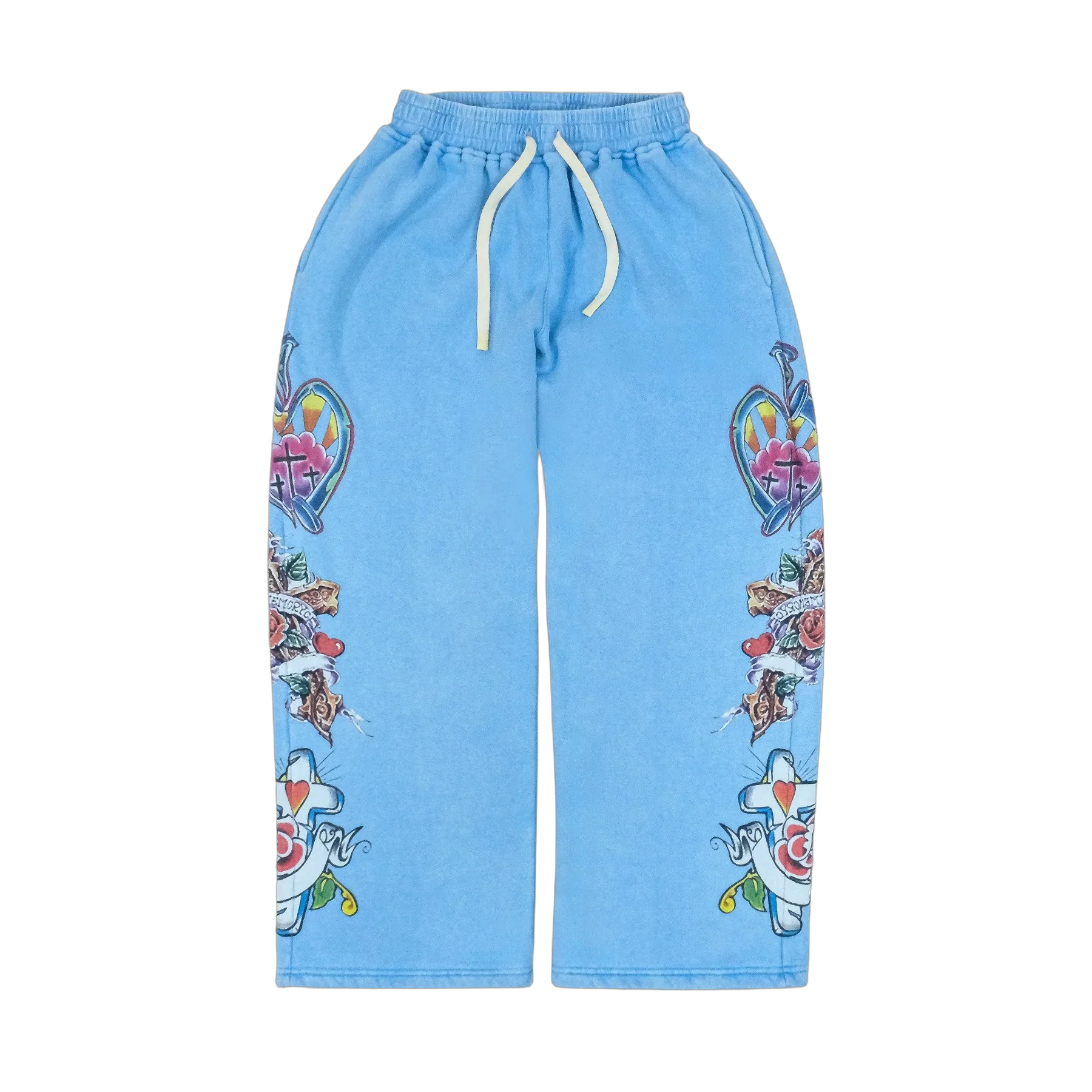 Righteous Risen King Sweatpants Blue