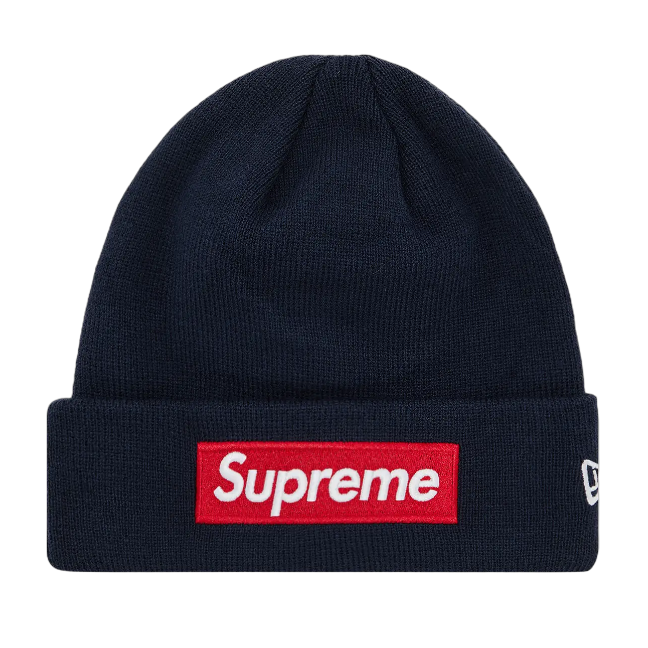 Supreme x New Era Box Logo Beanie 'Navy'