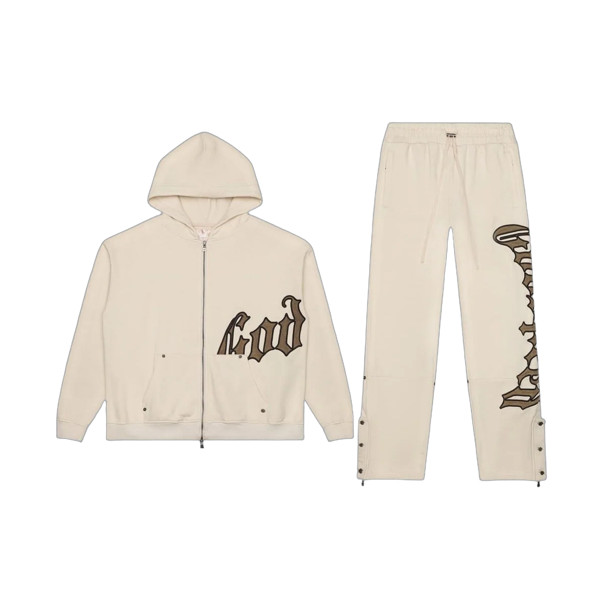 *Sold As Set* Godspeed Sweatsuit V2 Creme/Brolive