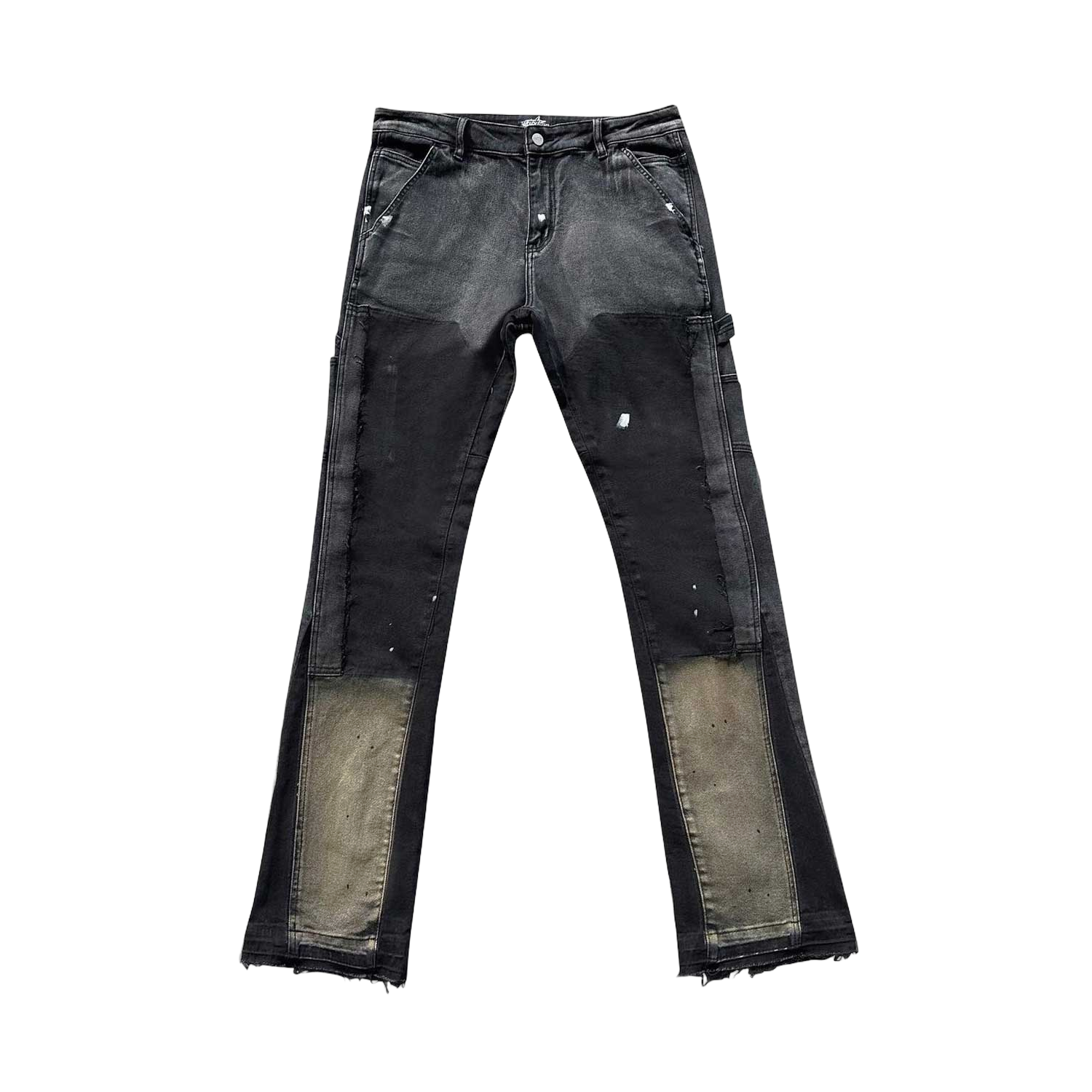 Triple Sevens Flare Jeans Black