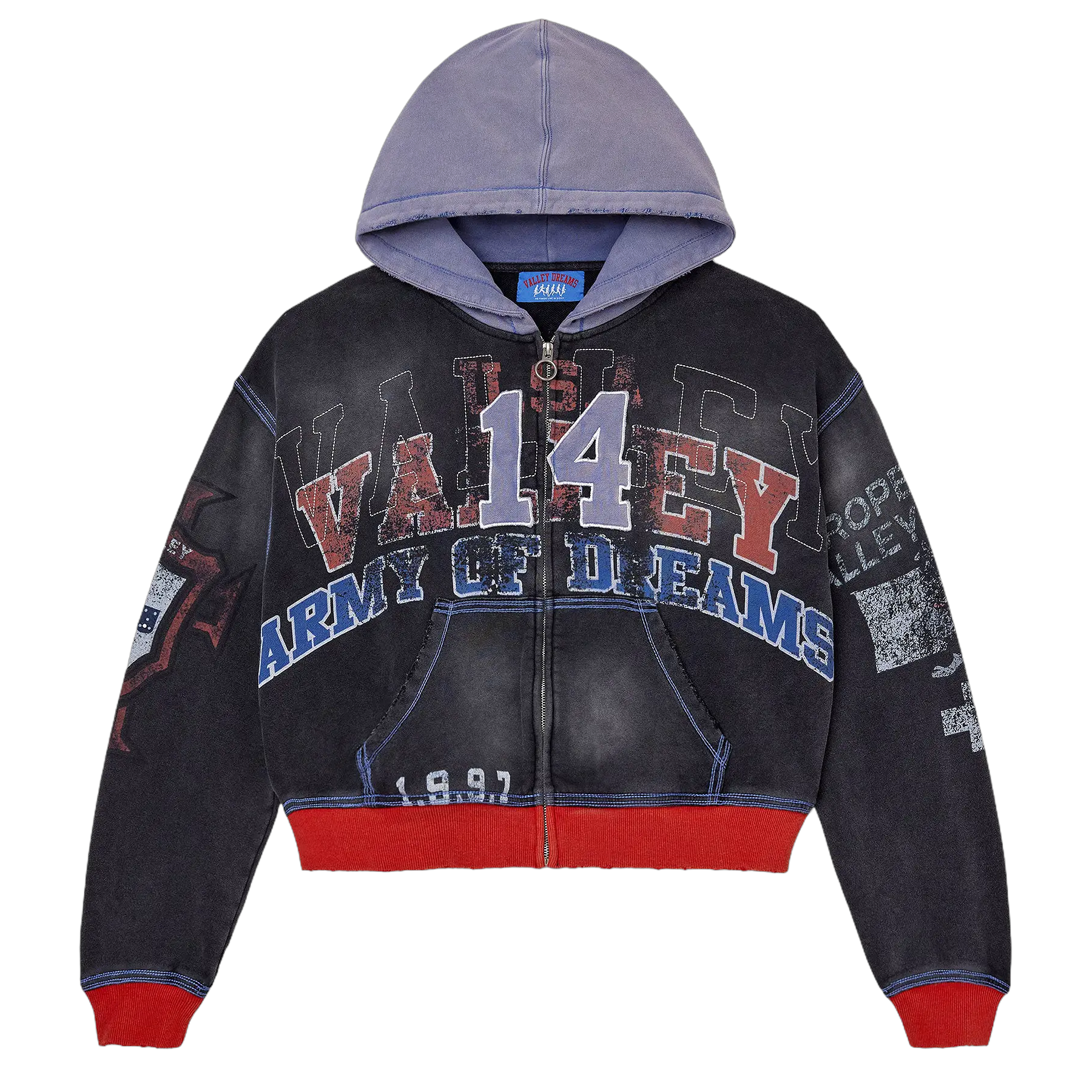Vale Forever Big 14 Zip Up 'Black'
