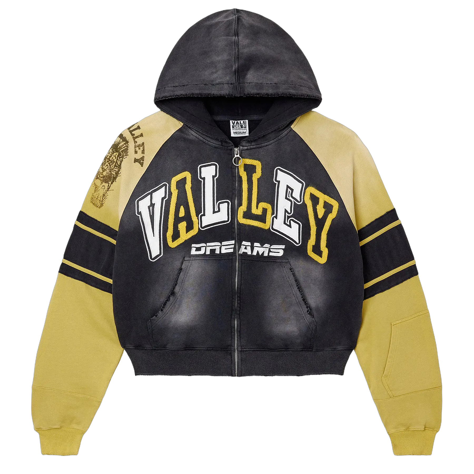 Vale Forever Lethal Zip Up 'Black/Yellow'