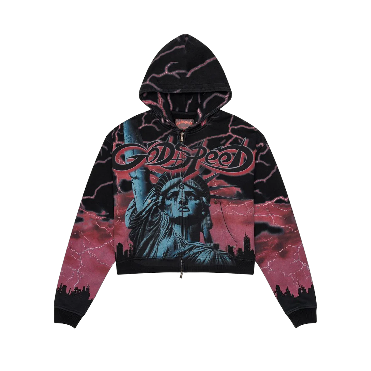 Godspeed Voltage Zip Hoodie (Red)