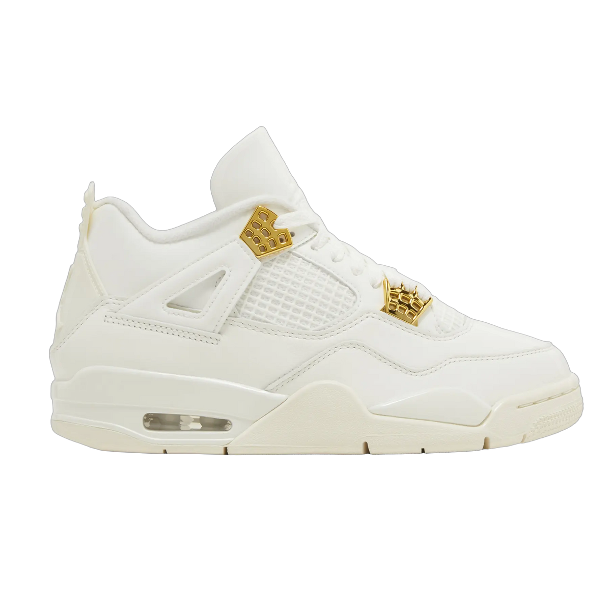 Jordan Women’s Air Jordan 4 Retro ‘Metallic Gold’ Size 7/8.5W (Moderately Worn Pre-Owned) - Image 1