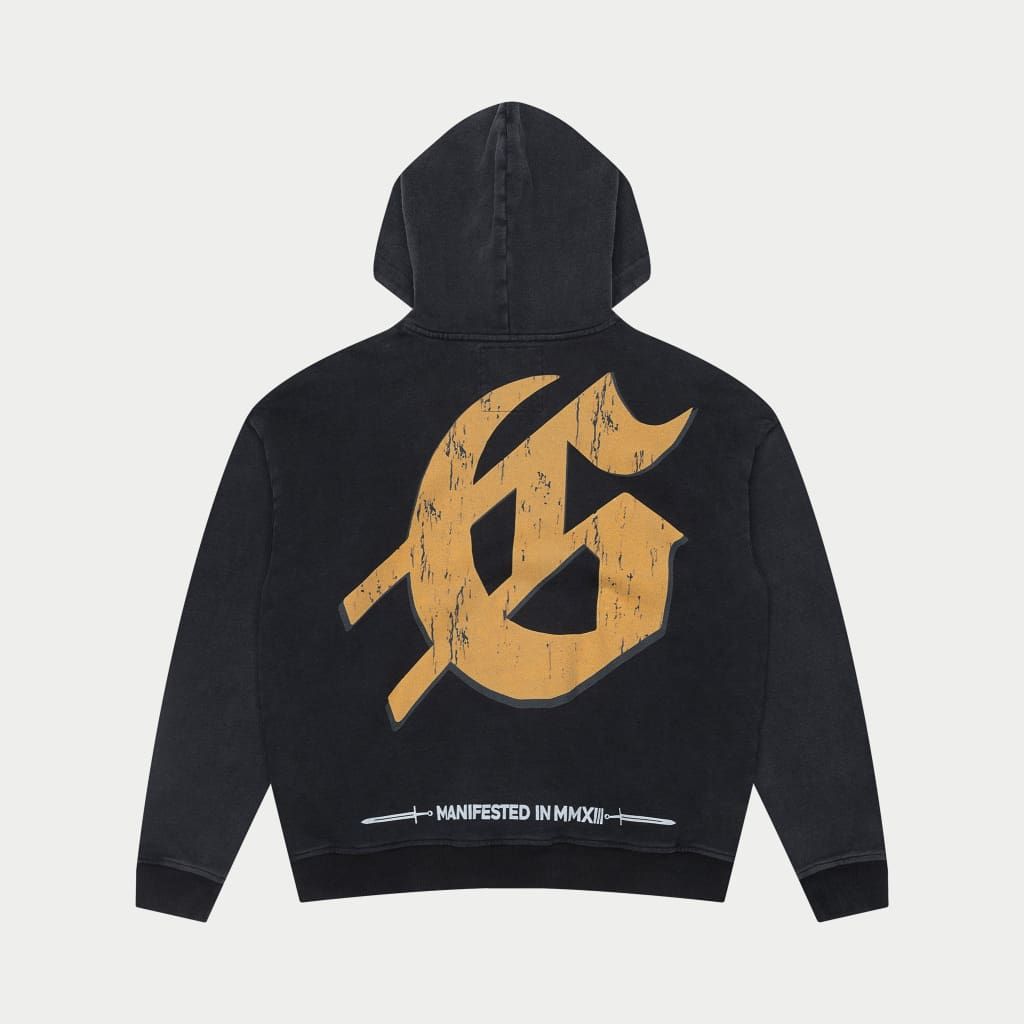 GodSpeed Chrome Liberty Zip Hoodie (Black Wash)