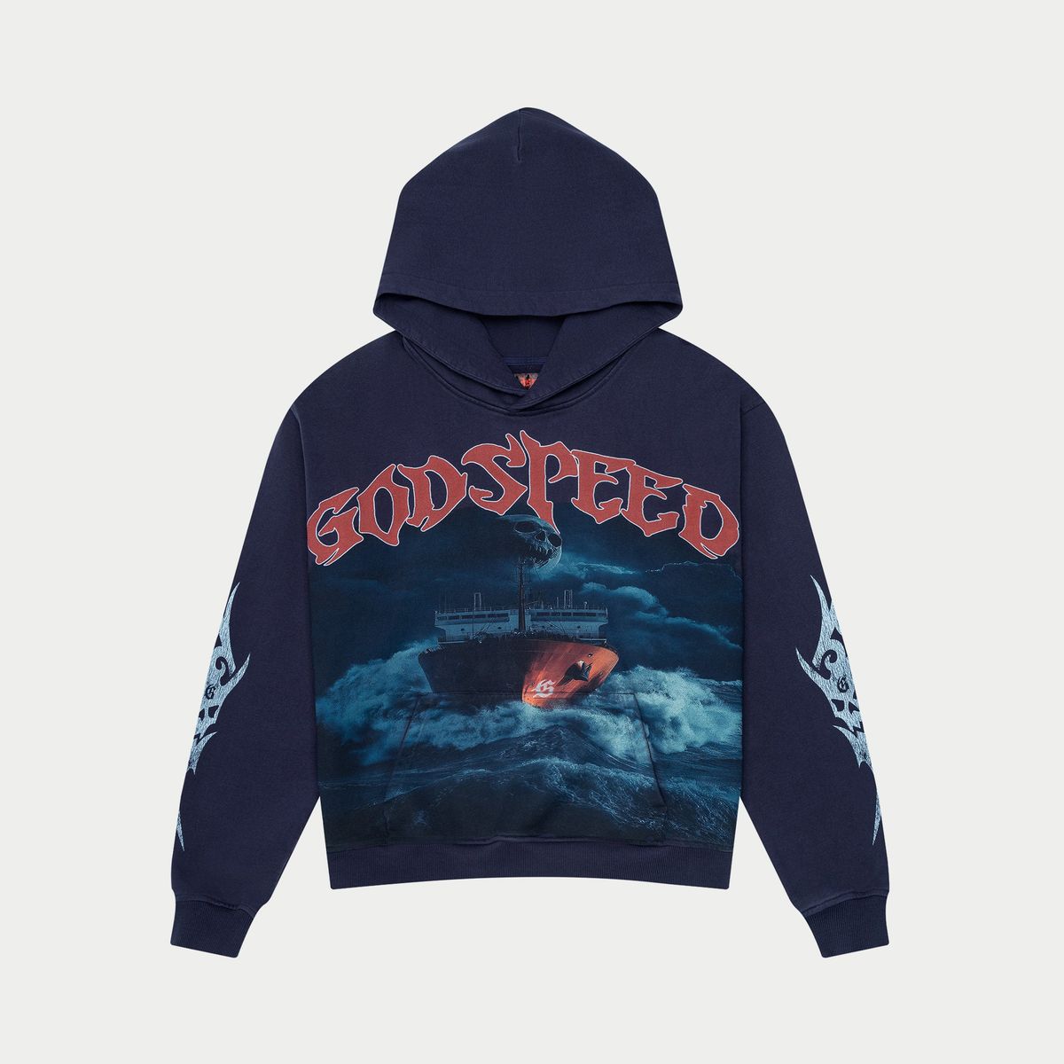 GodSpeed Seasick Hoodie (Navy)