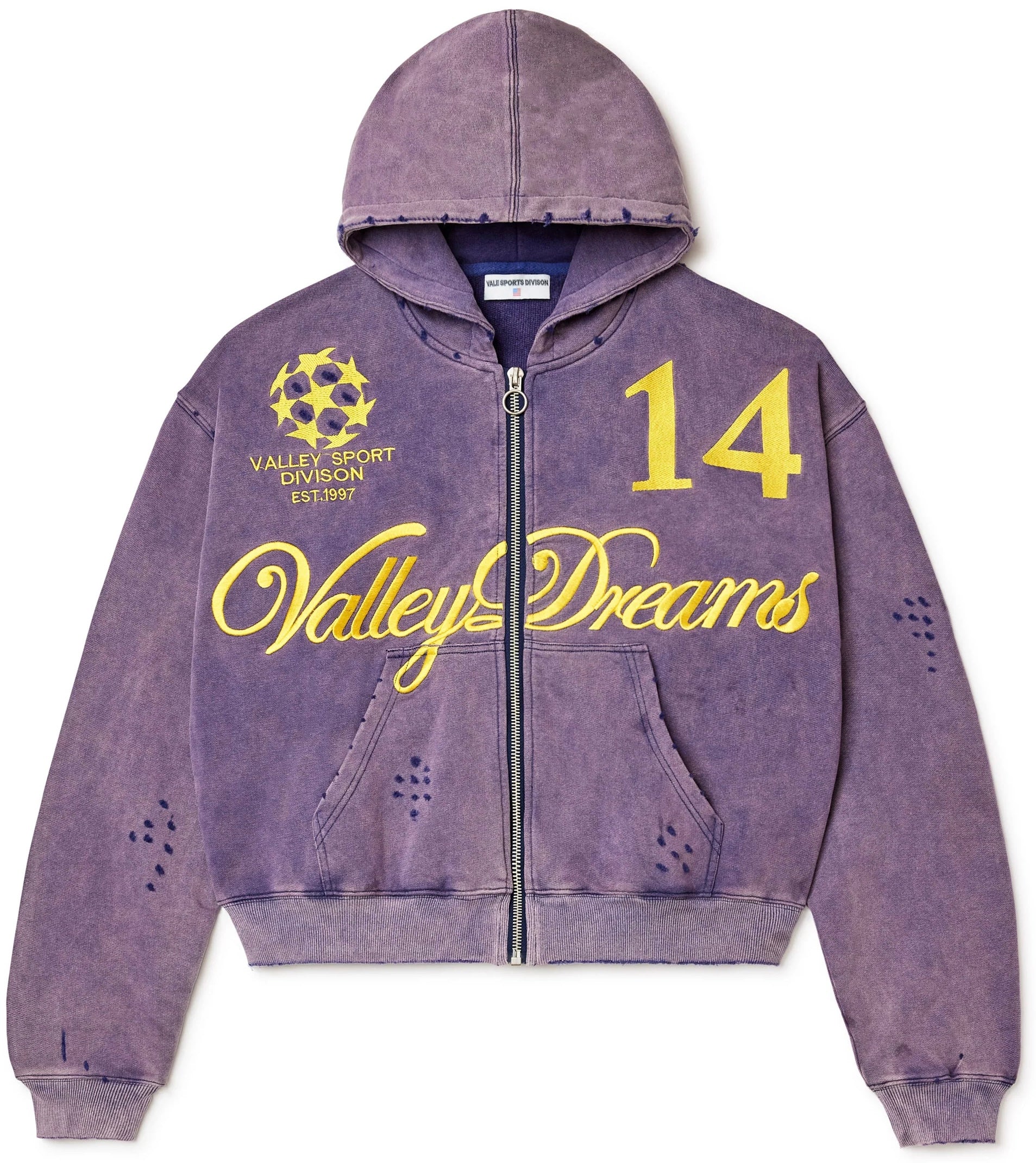 Vale Purple 14 Zip Up