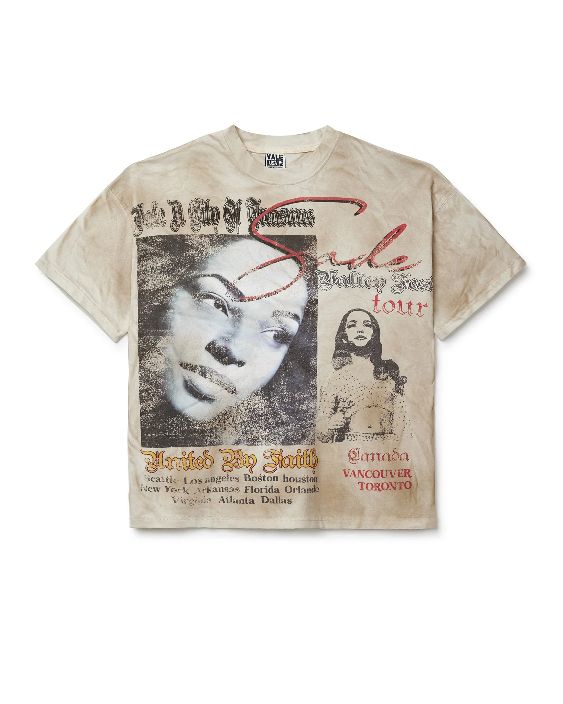 Vale Valley Tour Creme Tee