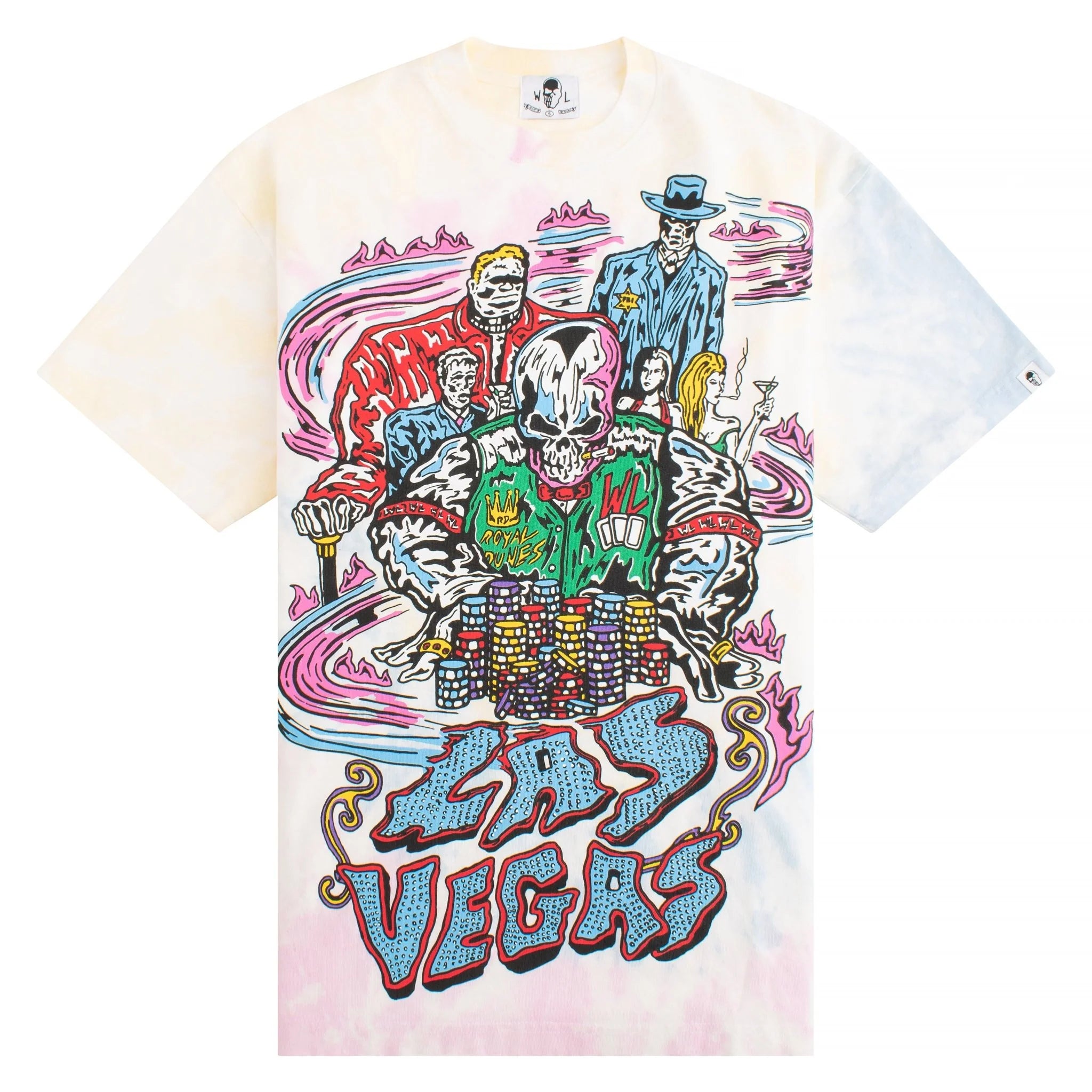 Warren Lotas All In Tie Dye Tee White
