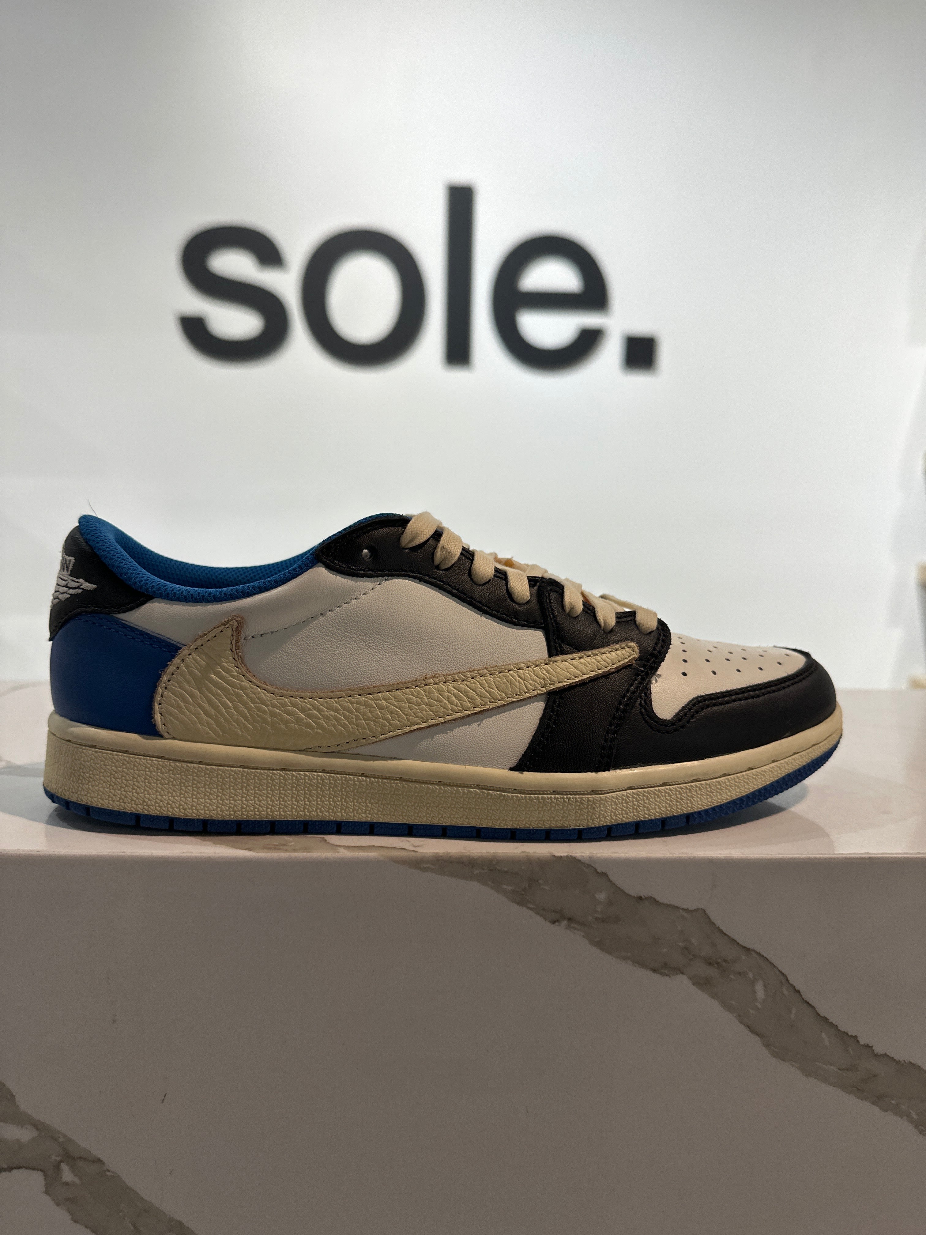 Pre-Owned Fragment Design x Travis Scott x Air Jordan 1 Retro Low