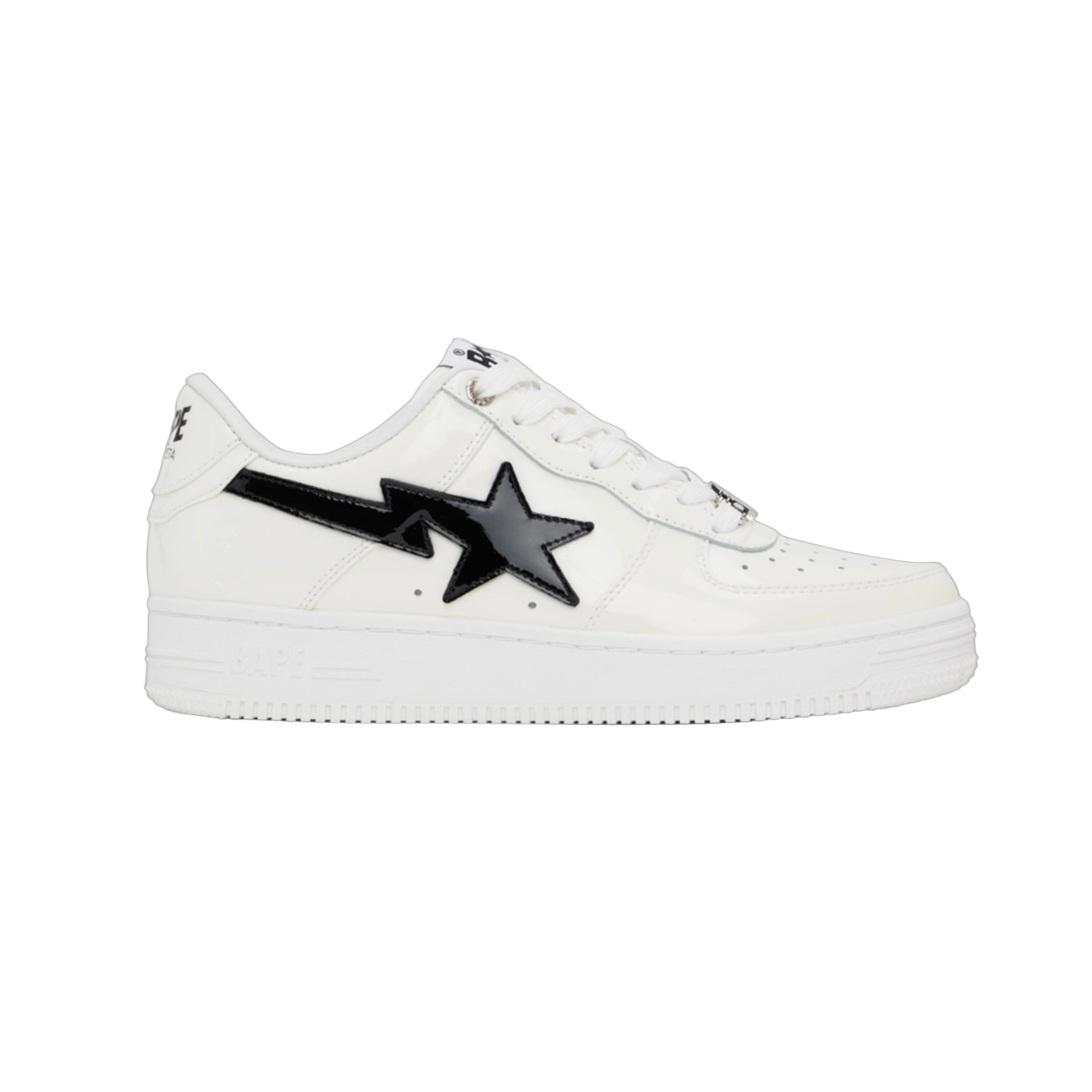 Bapesta Patent White Sta #2