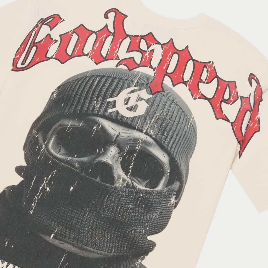 Godspeed Balaclava Szn Tee Bone Red