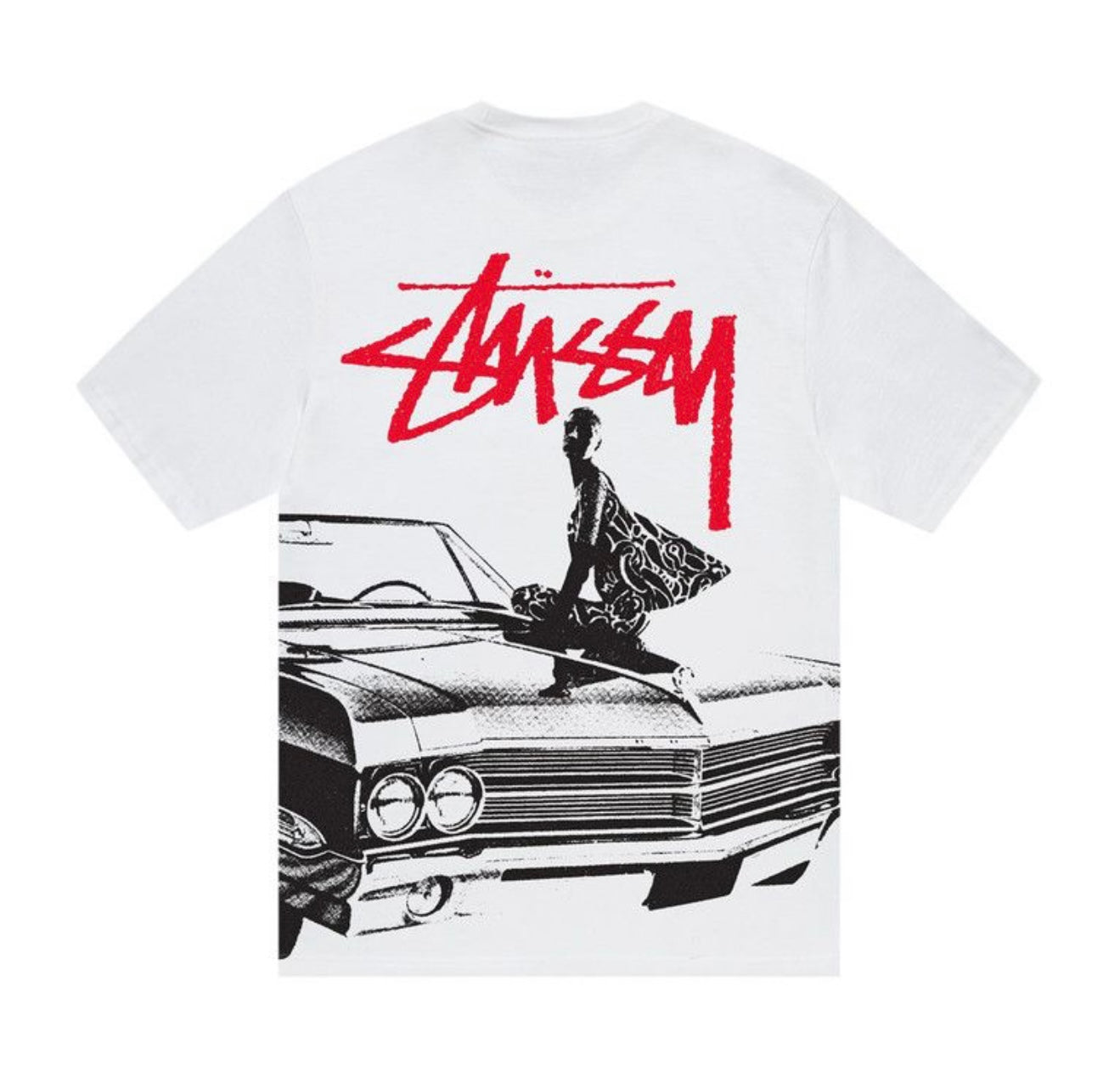 Stussy Beat Crazy Tee 'White'