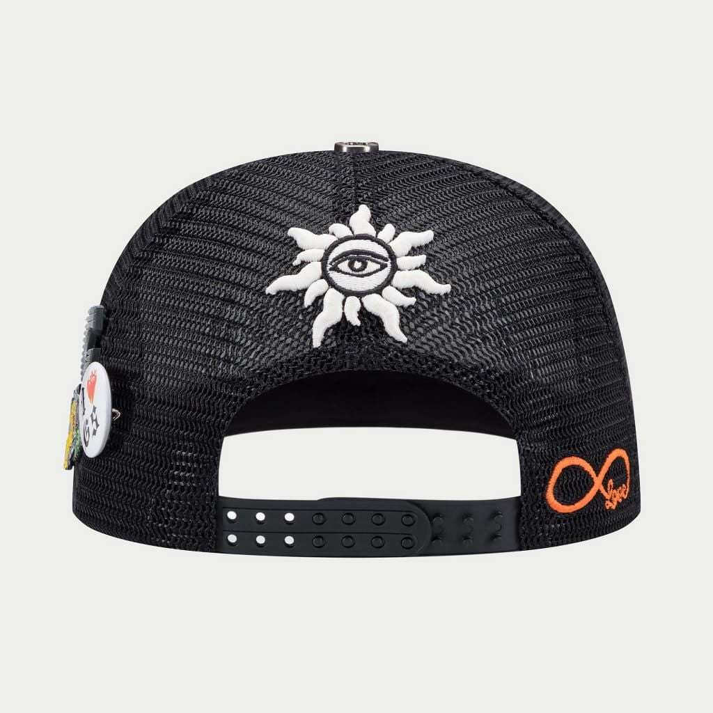Godspeed GS FOREVER TRUCKER HAT Black/Blue/Orange