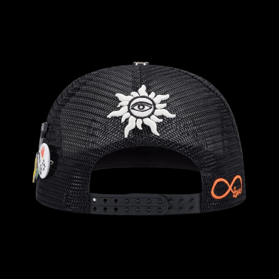 Godspeed GS FOREVER TRUCKER HAT Black/Blue/Orange