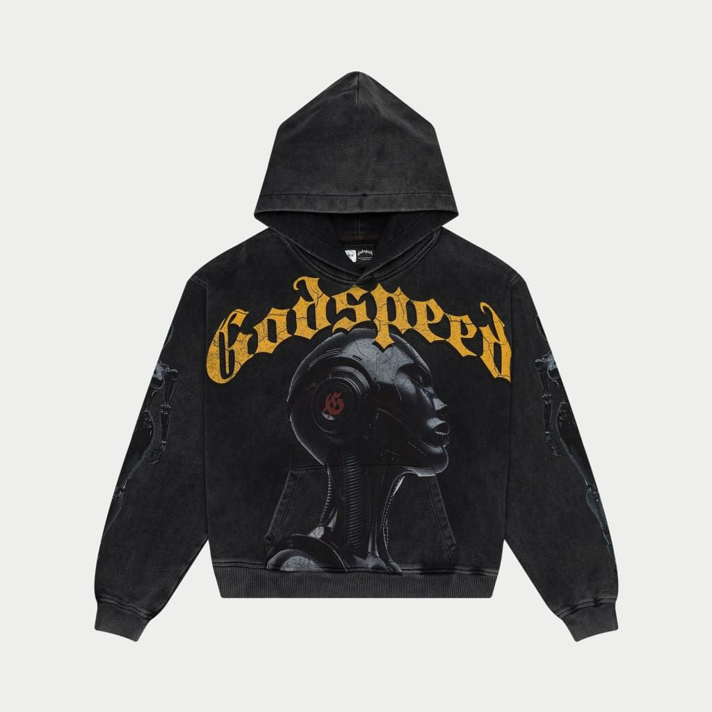 Godspeed Alexa Hoodie Black Wash