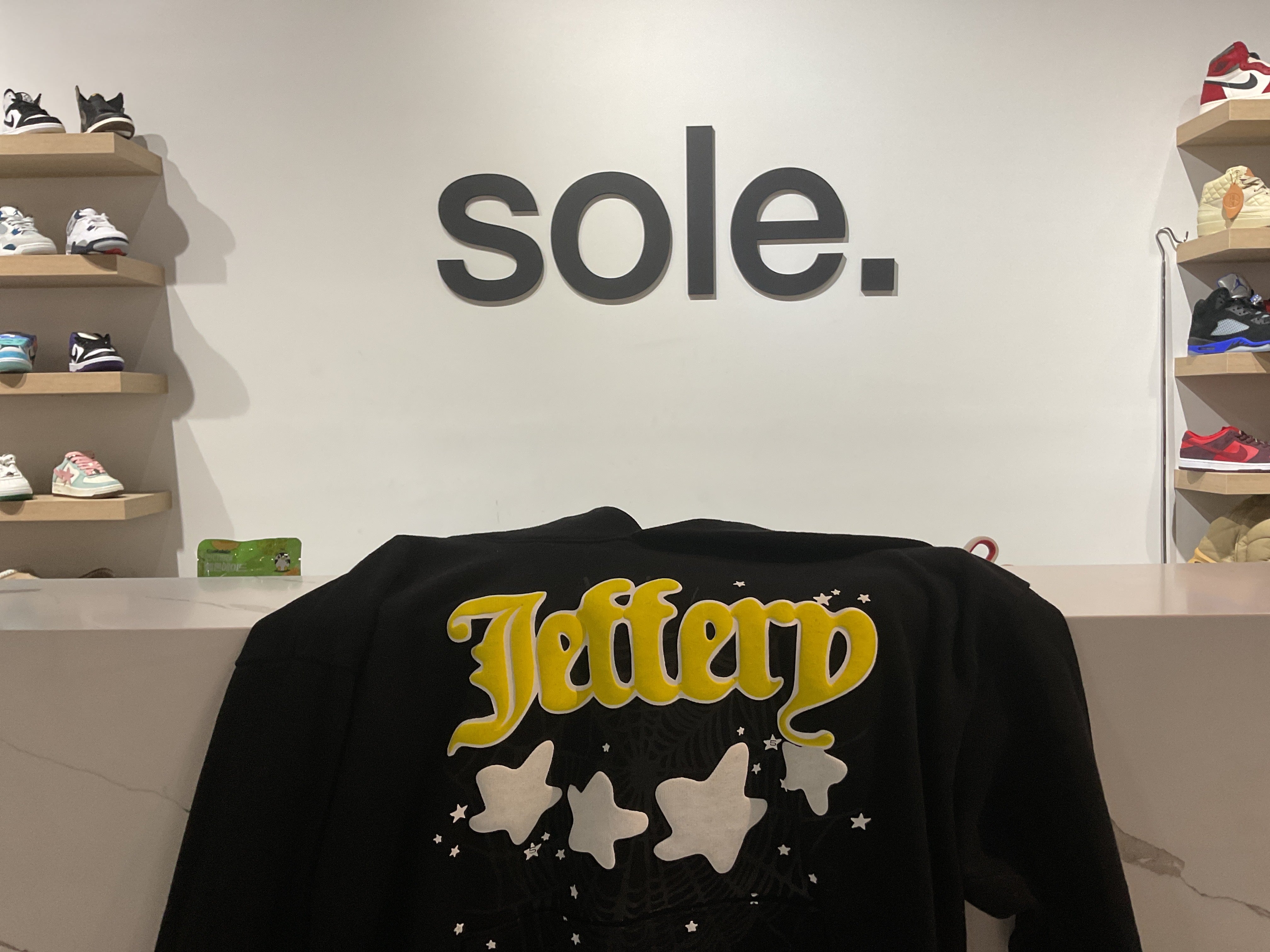 Pre-Owned Sp5der Jeffery Hoodie 'Black'