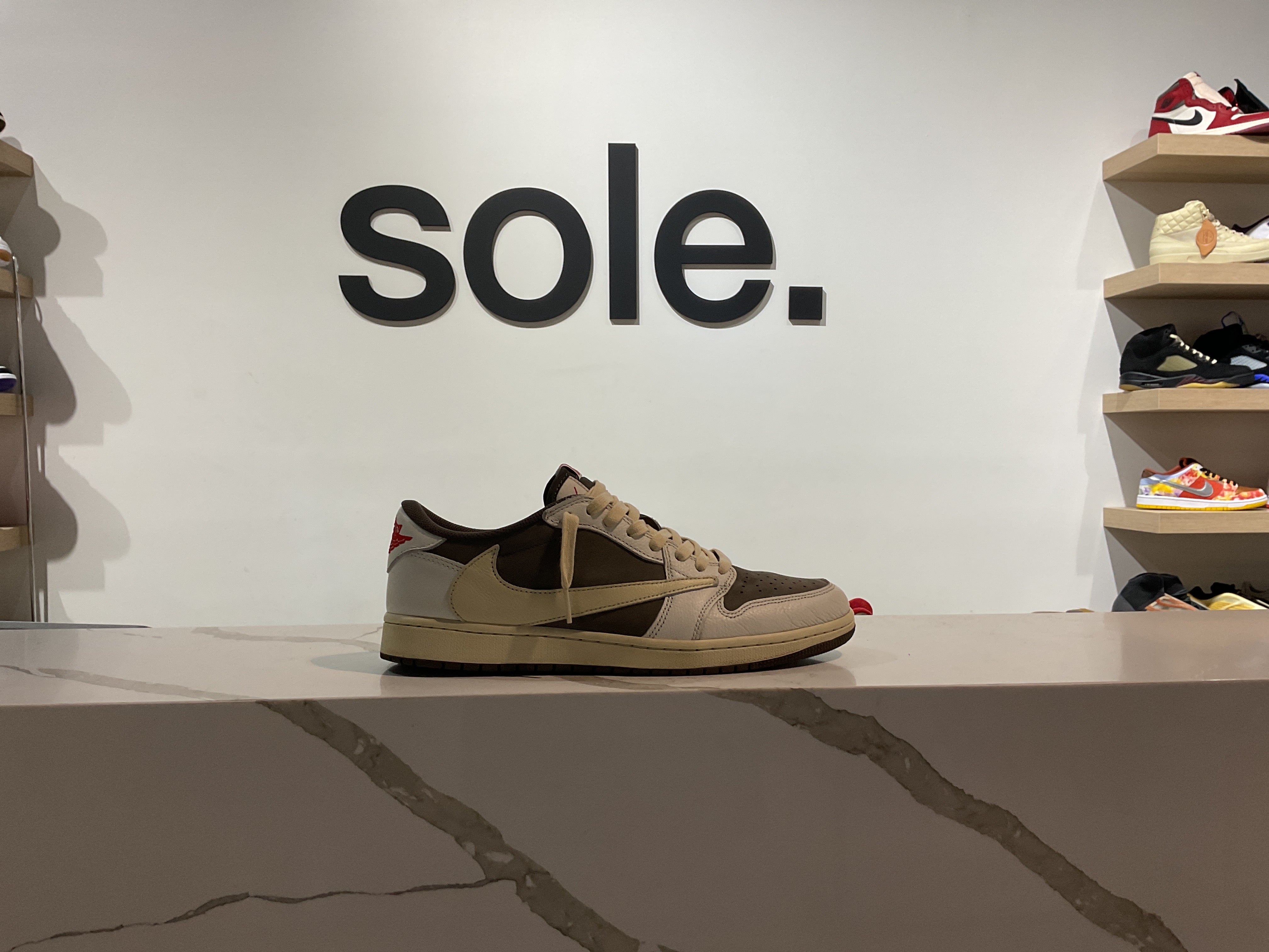 Pre-Owned Travis Scott x Air Jordan 1 Retro Low OG 'Reverse Mocha'