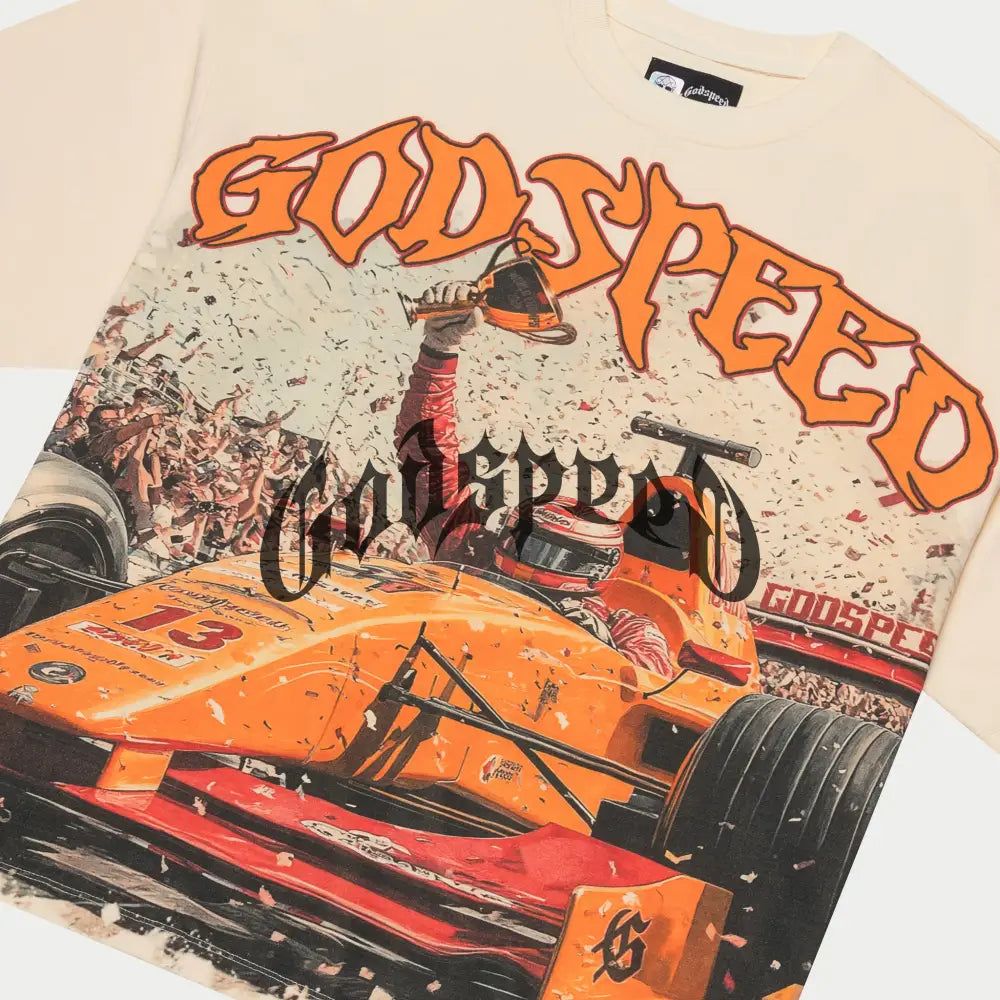Godspeed F1 Finishline Bone Tee