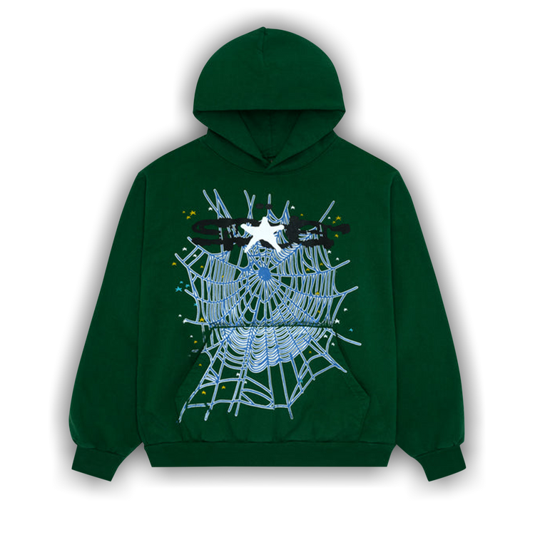Sp5der Web Hoodie 'Hunter Green'