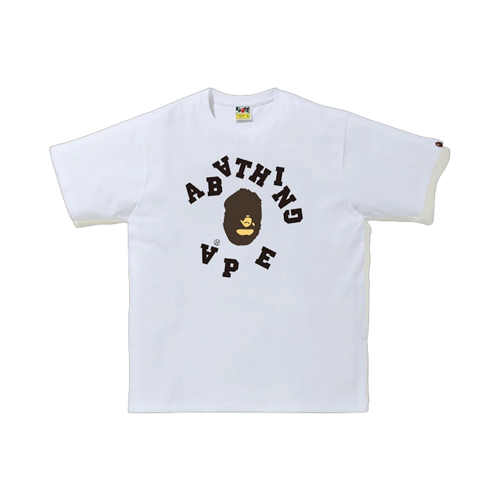 Bape ABC Ape Broken Head Tee White